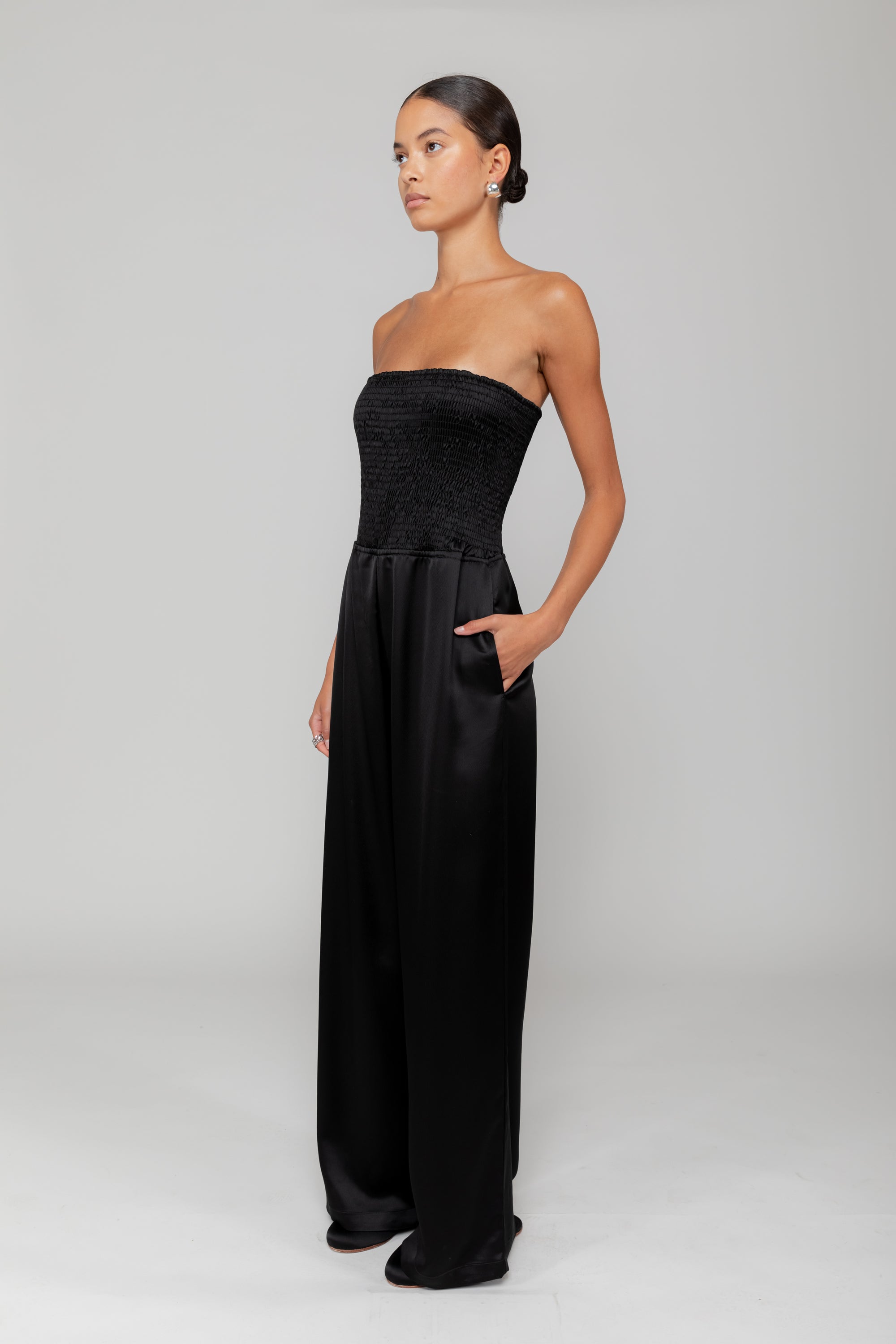 Barb Smocked Jumpsuit