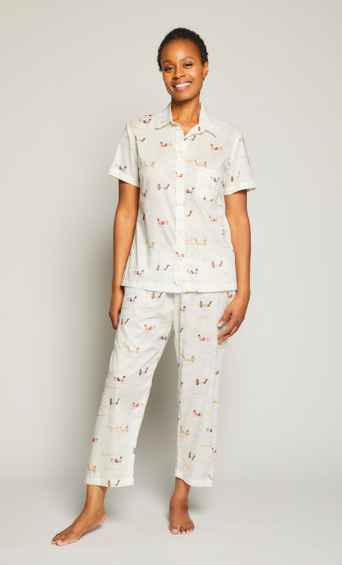 Sunbathers Pajama Set