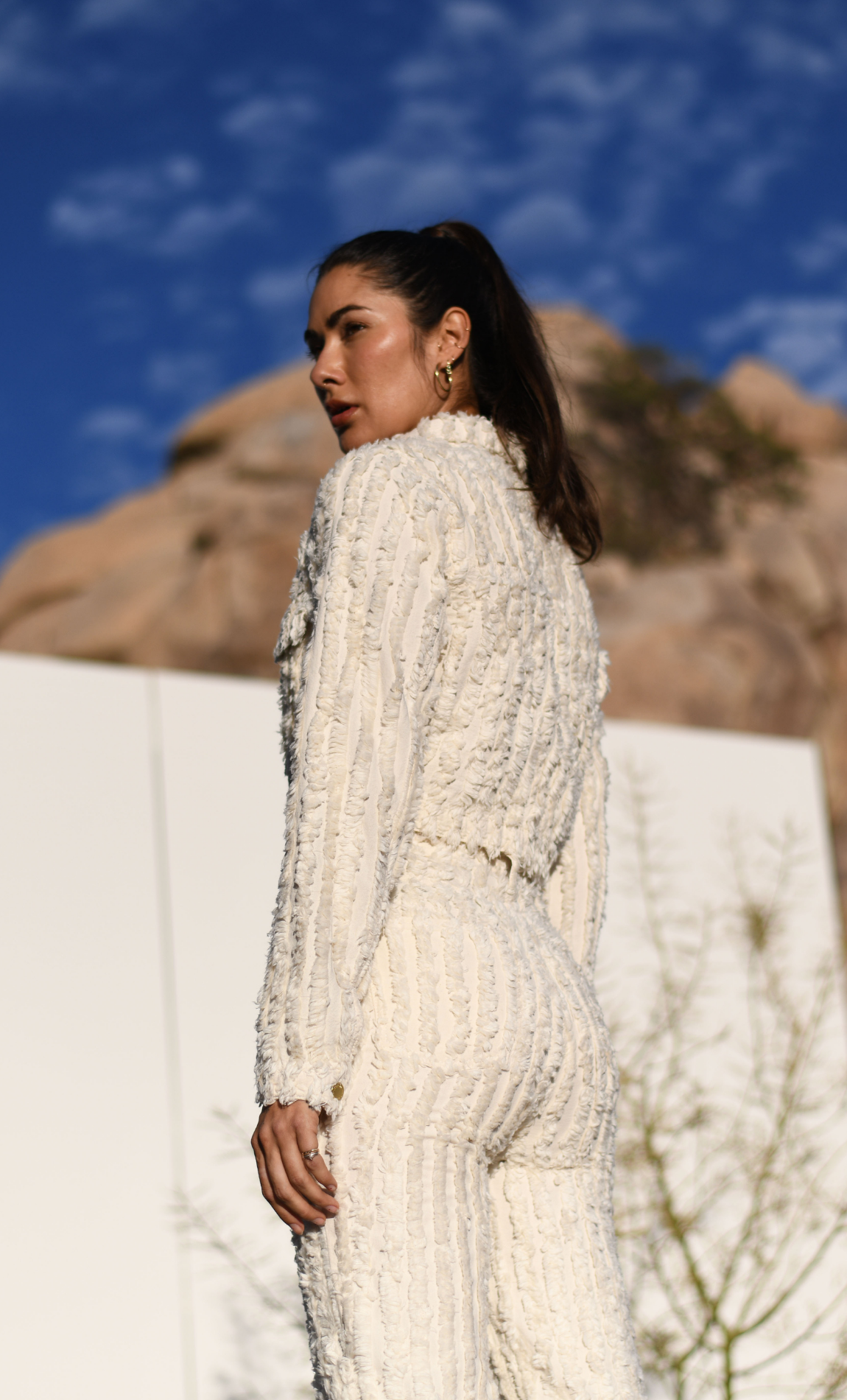 Ms. Triarchy Denim Shearling Jacket