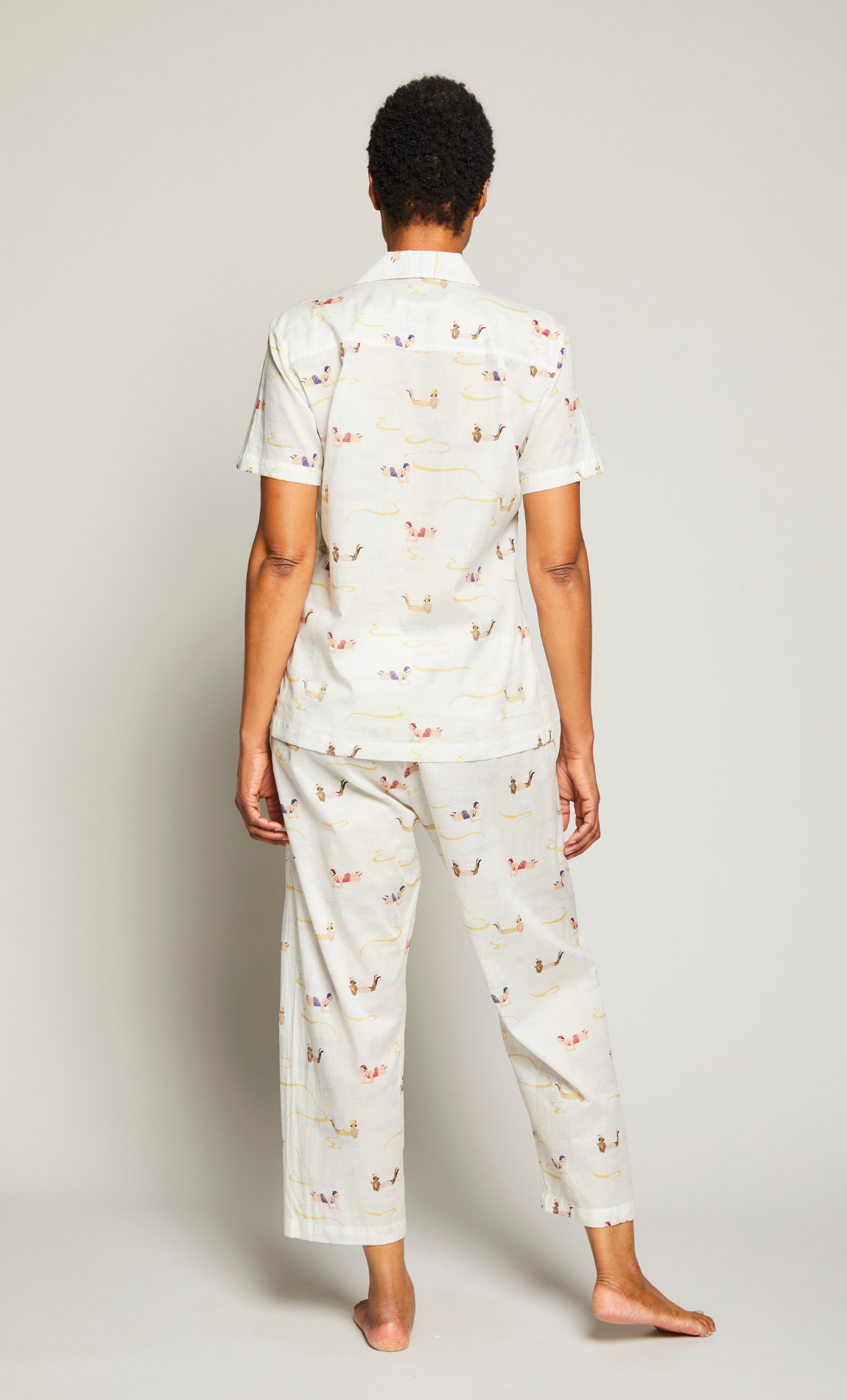 Sunbathers SS Cropped Pant PJ Set
