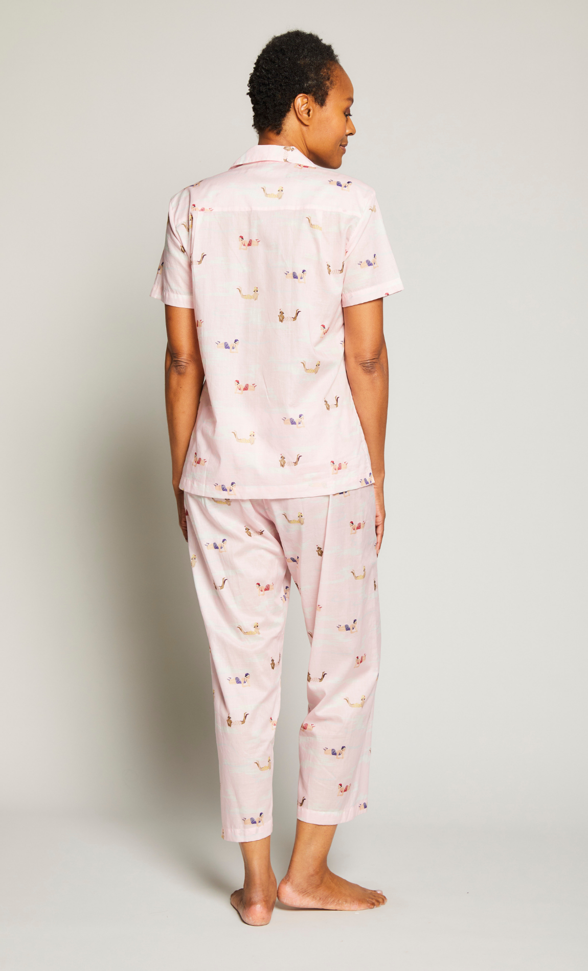 Sunbathers SS Cropped Pant PJ Set