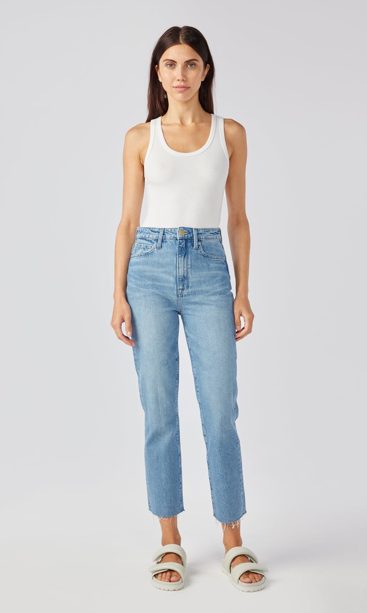 Ms. Hawn High Rise Crop Loose Skinny