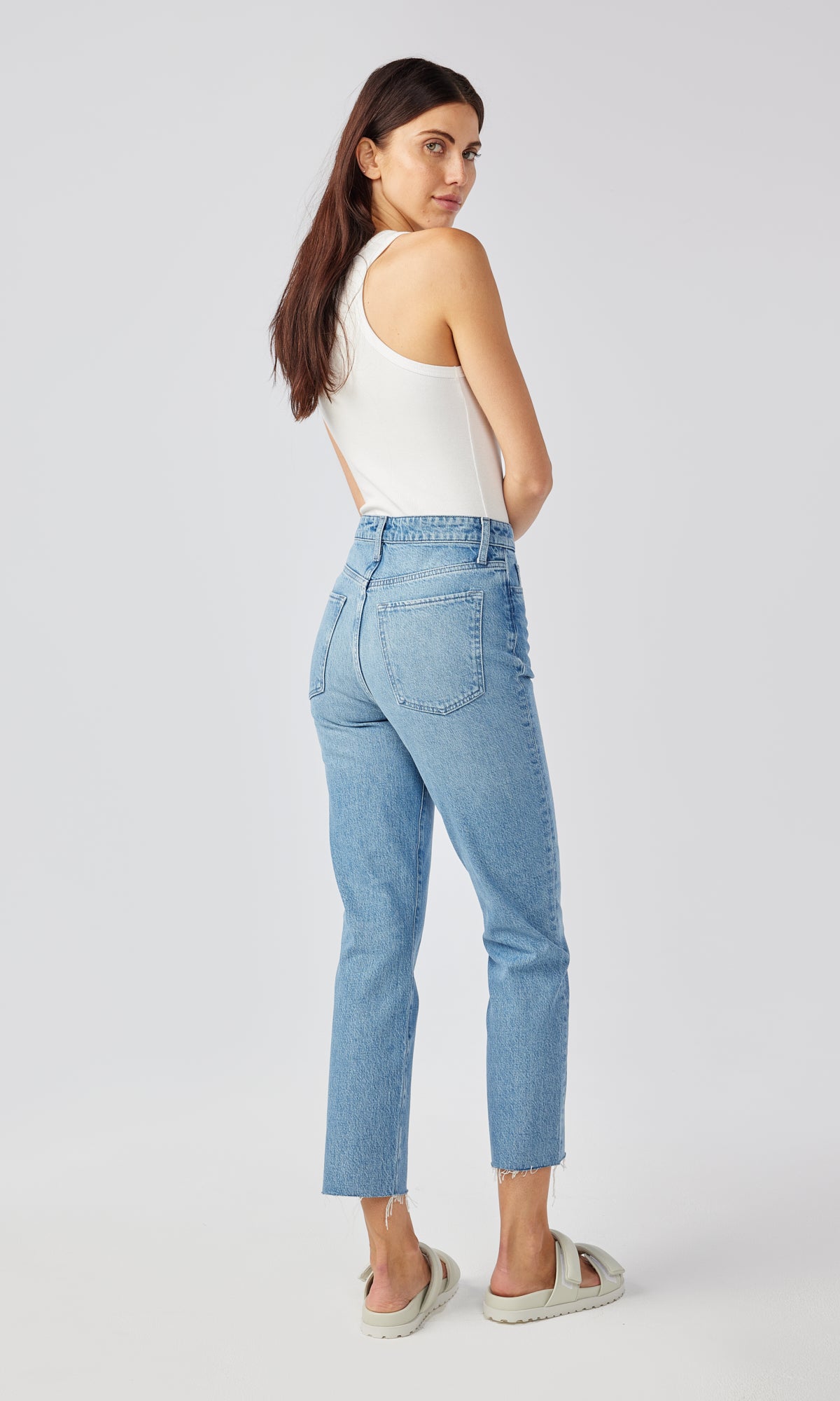 Ms. Hawn High Rise Crop Loose Skinny