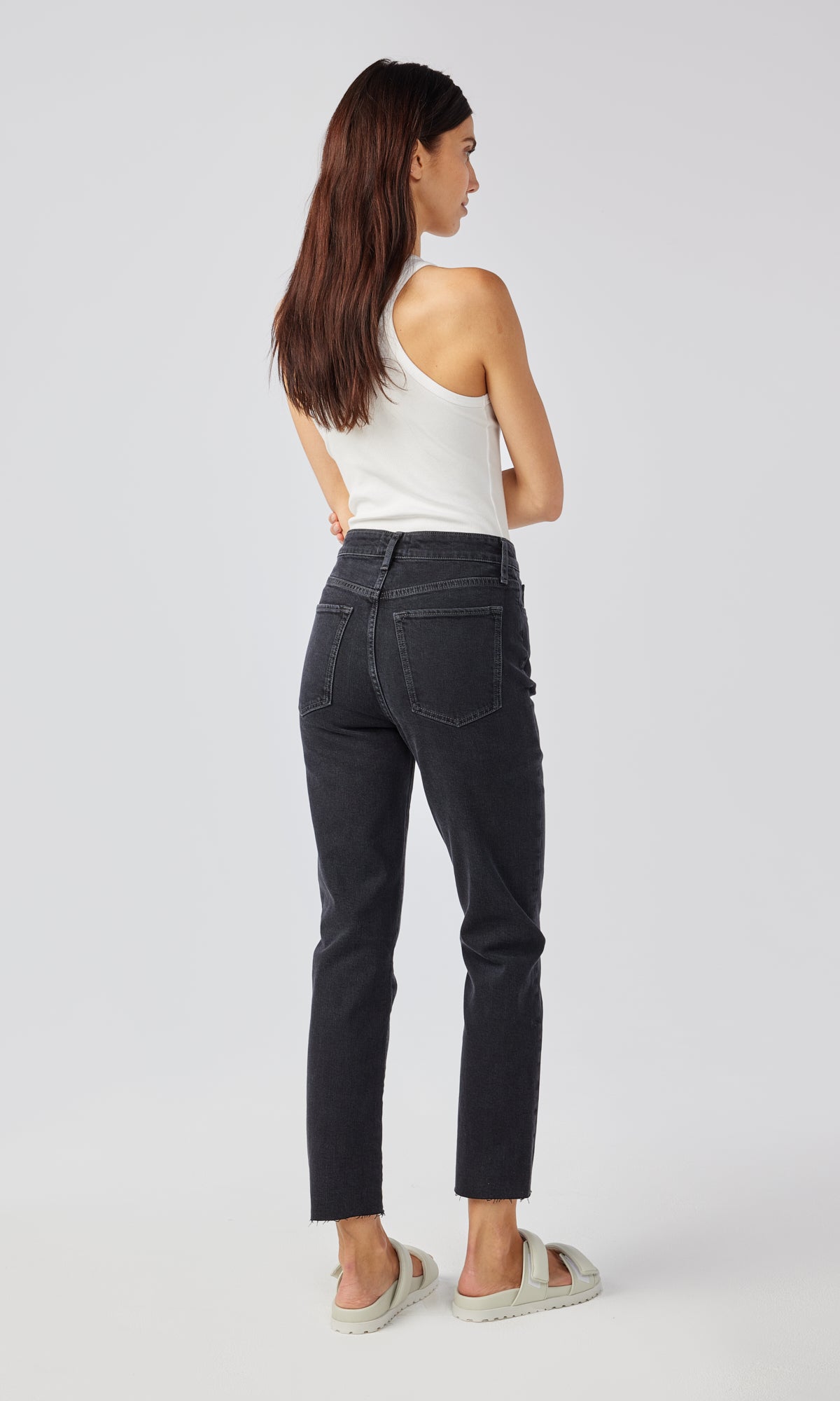 Ms. Hawn High Rise Crop Loose Skinny