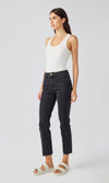 Ms. Middler Mid Rise Crop Loose Skinny