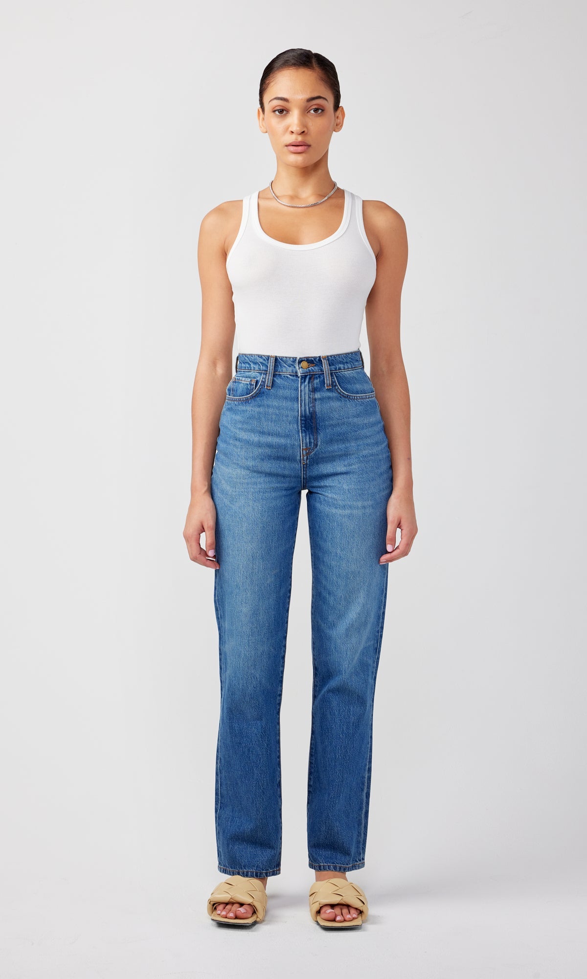 Ms. Triarchy High Rise Straight Leg