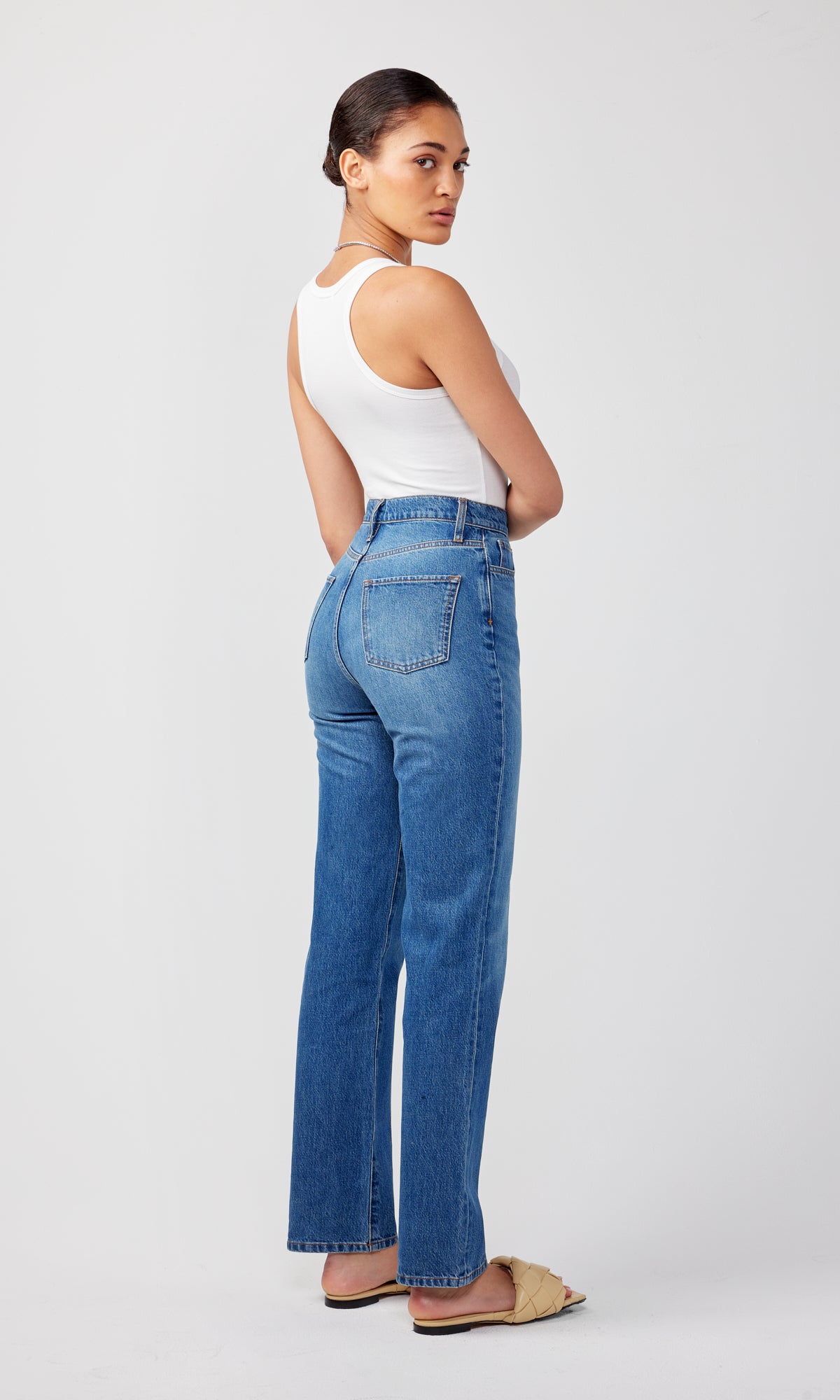 Ms. Triarchy High Rise Straight Leg