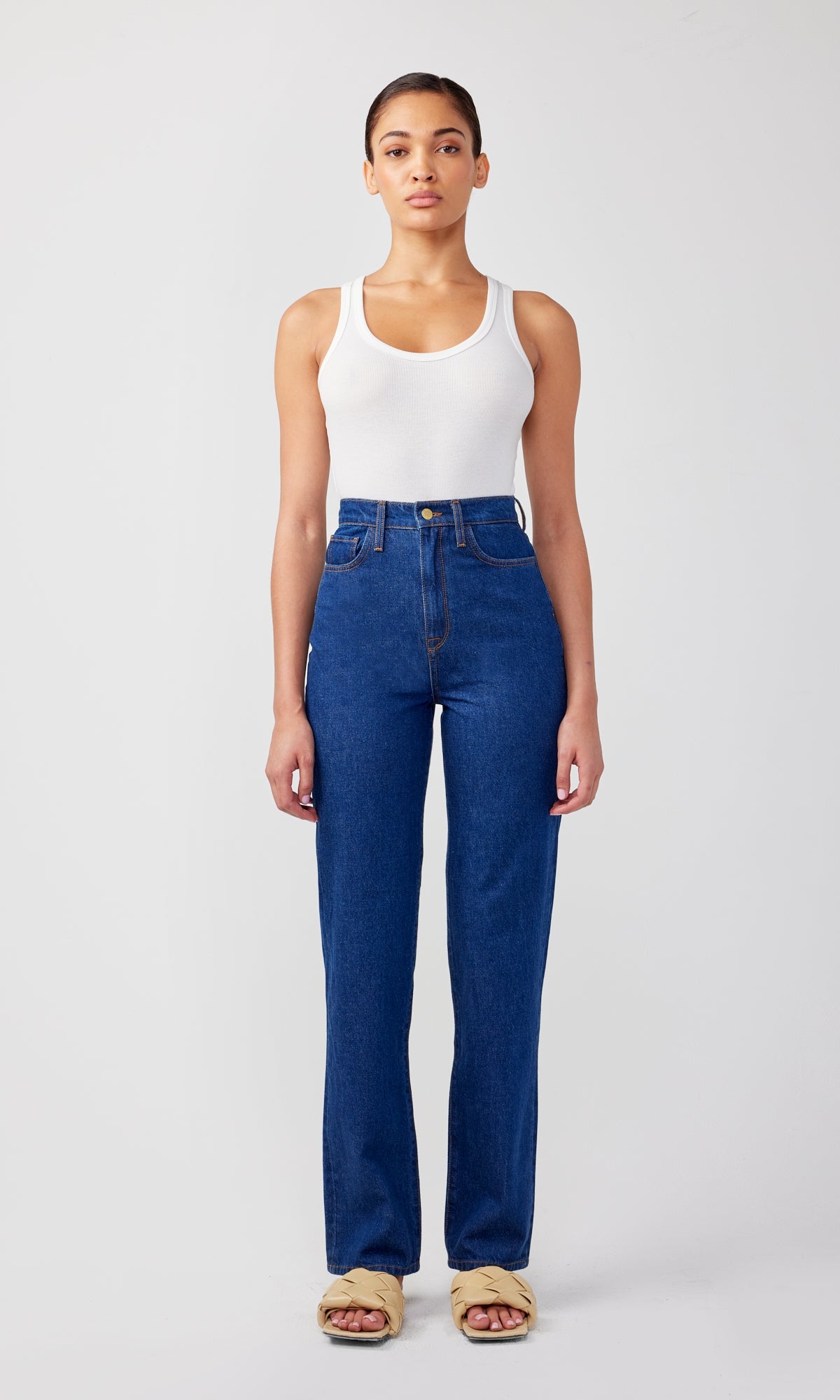 Ms. Triarchy High Rise Straight Leg