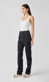 Ms. Triarchy High Rise Straight Leg Jean