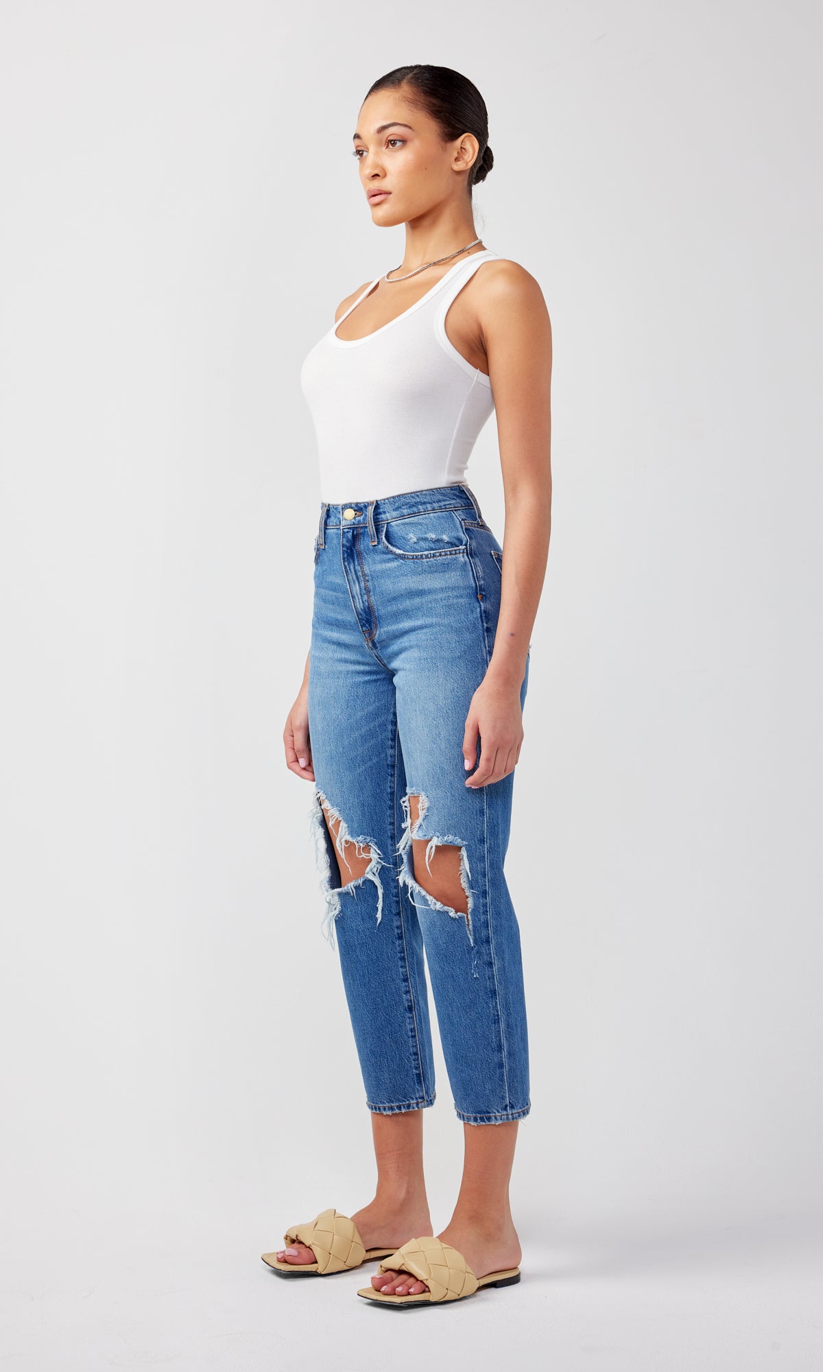 Ms Triarchy High Rise Relaxed Straight Crop