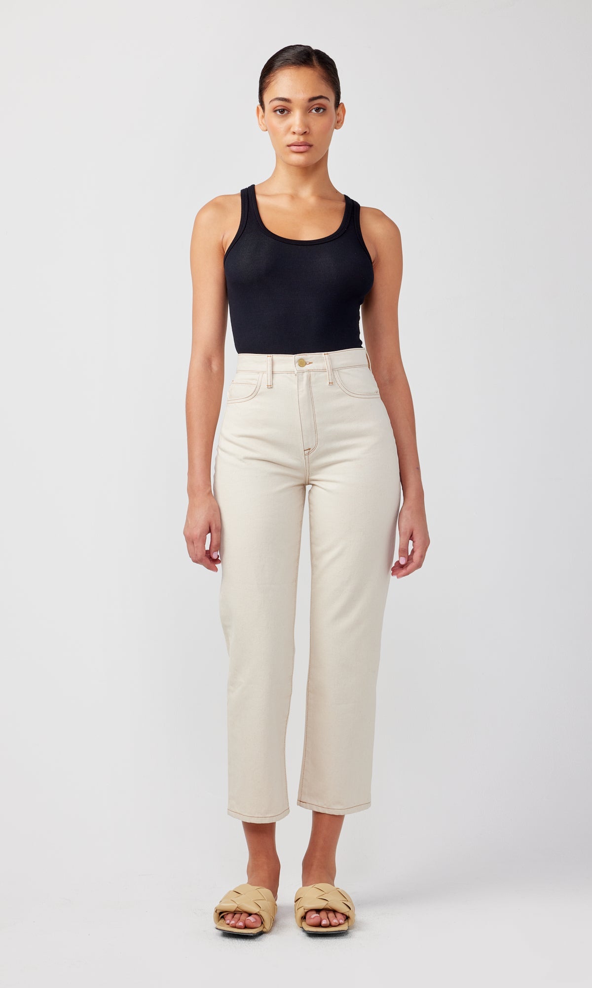 Ms Triarchy High Rise Relaxed Straight Crop