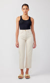 Ms. Highsmith High Rise Classic Crop Straight Leg Jean