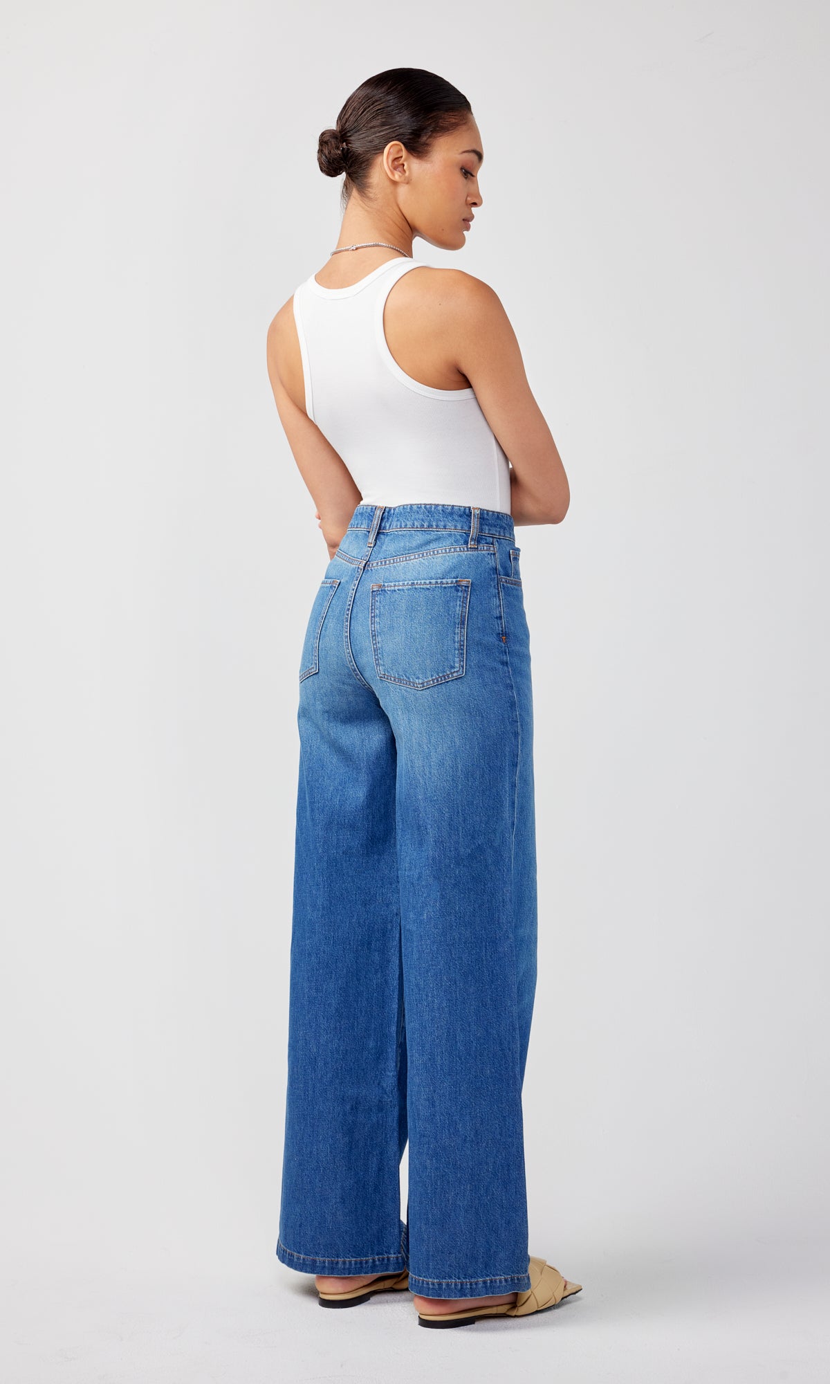 Ms. Fonda High Rise Wide Leg