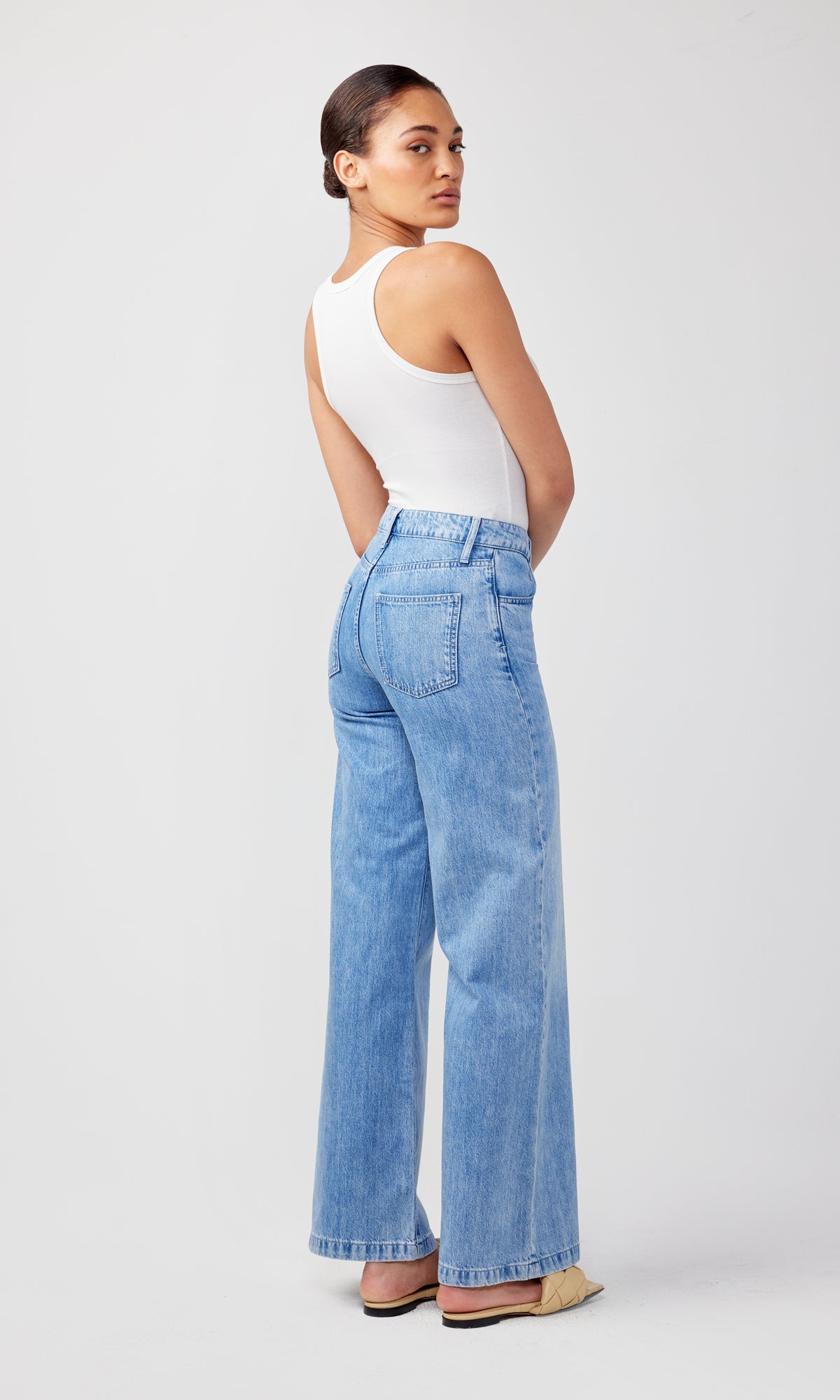 Ms. Fonda High Rise Wide Leg