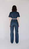 High Rise Exaggerated Wb Trouser Jean