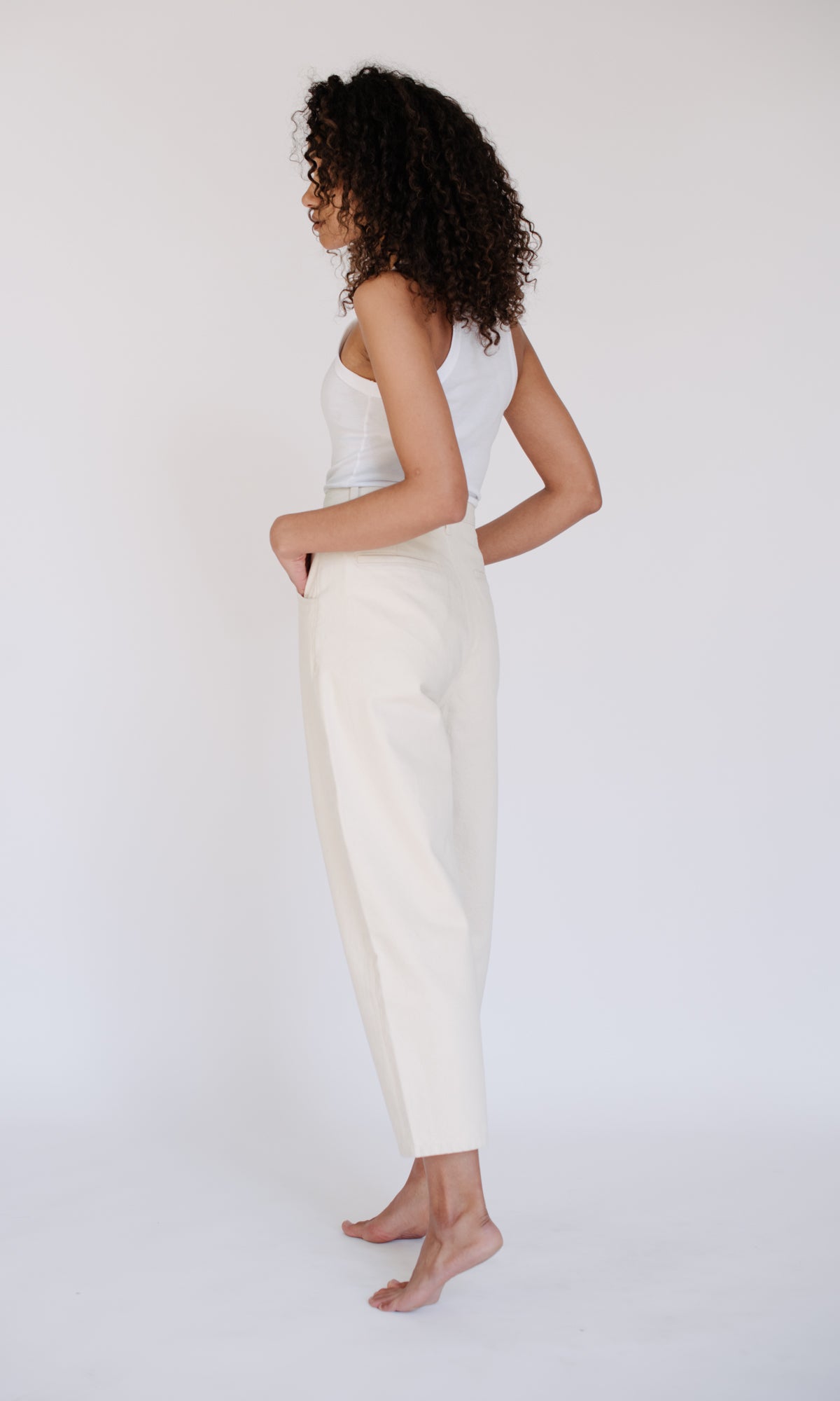 High Waisted Safari Pant