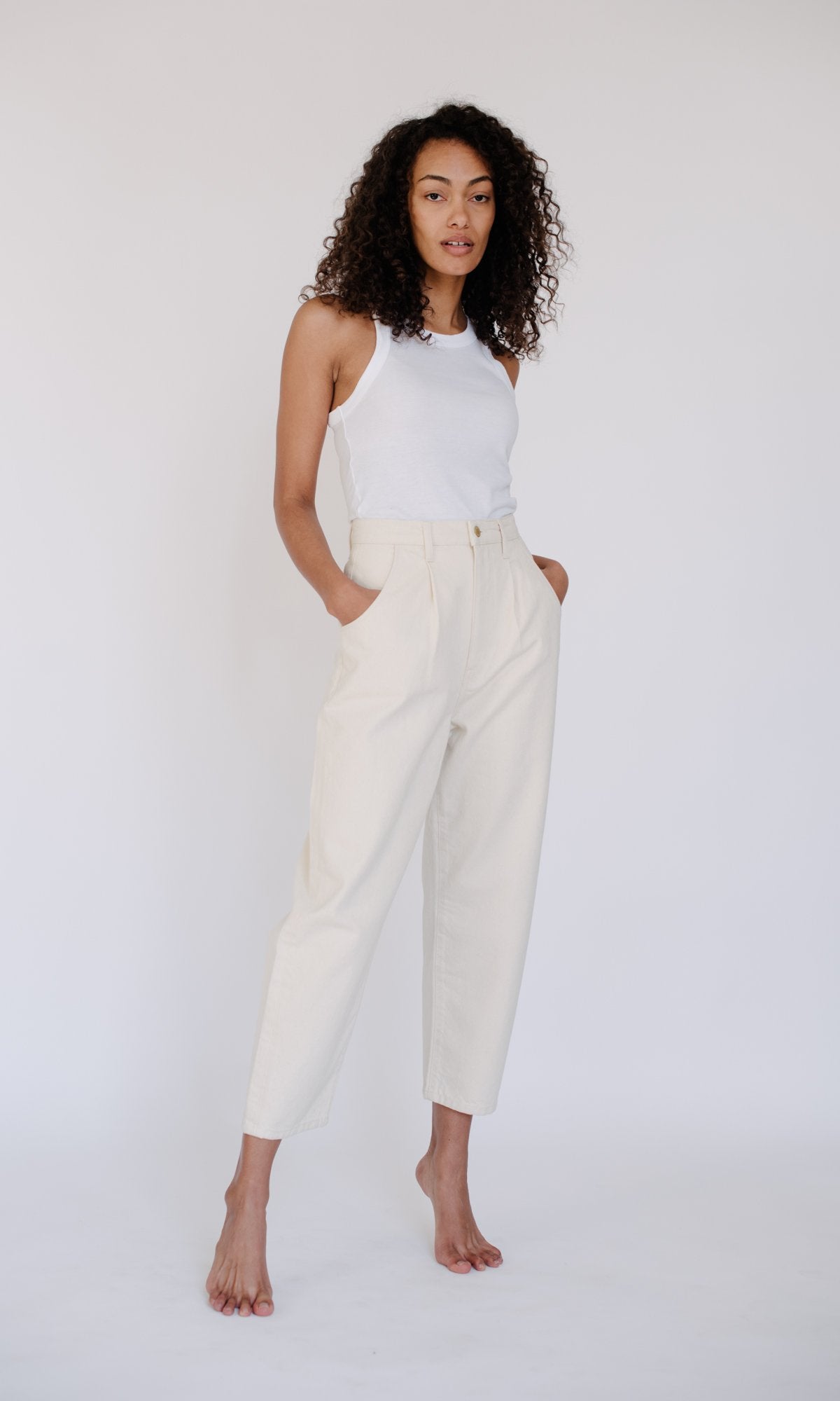 High Waisted Safari Pant