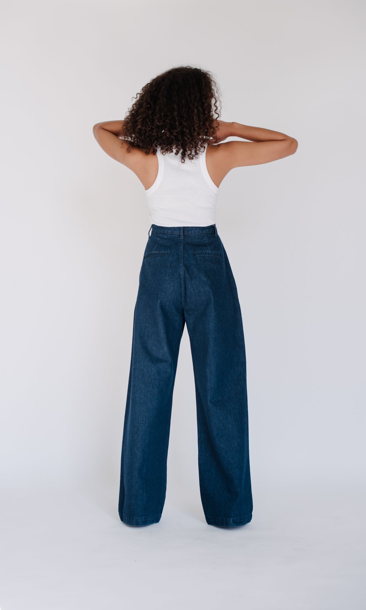High Waisted Pleated Pant