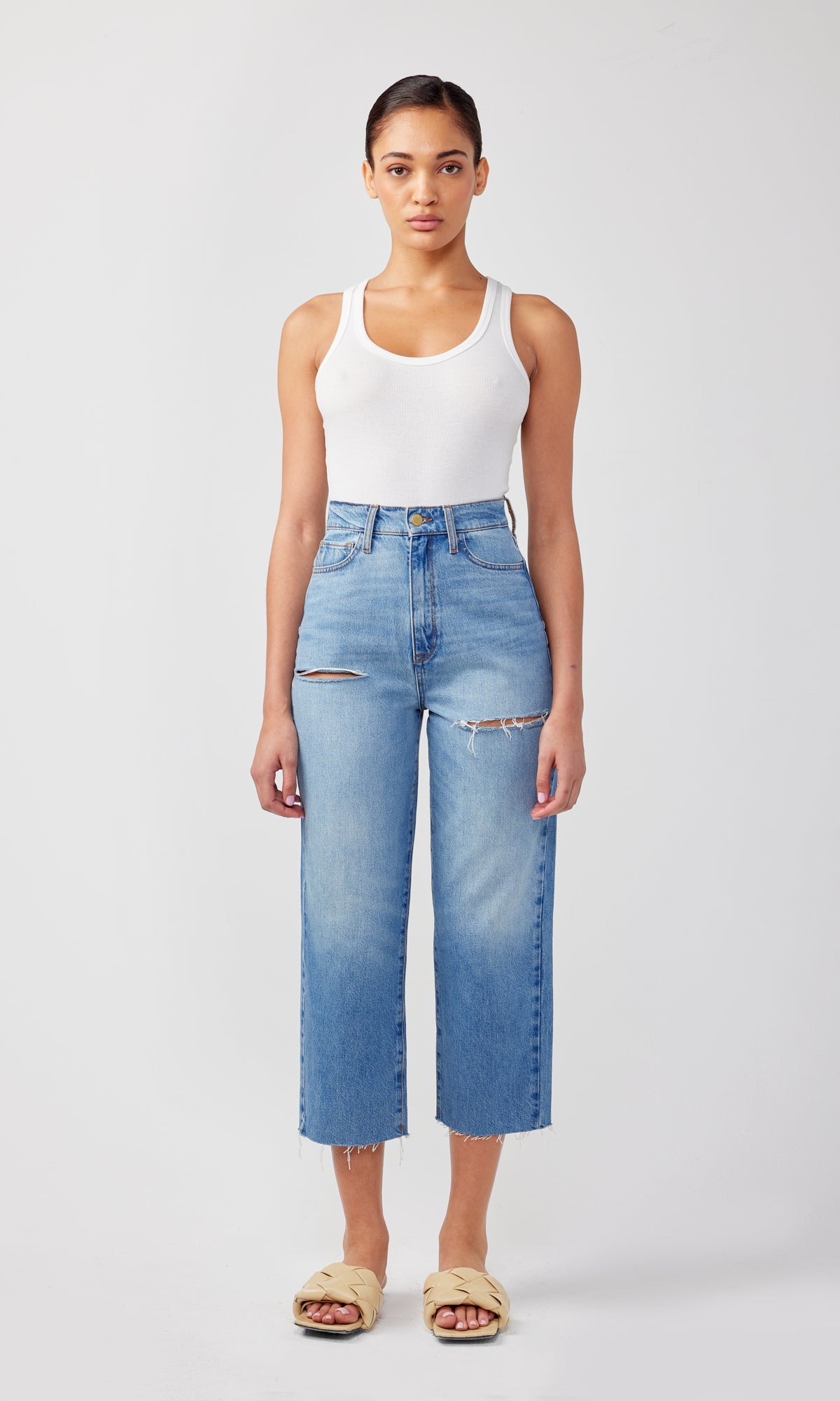 Ms Triarchy High Rise Relaxed Straight Crop