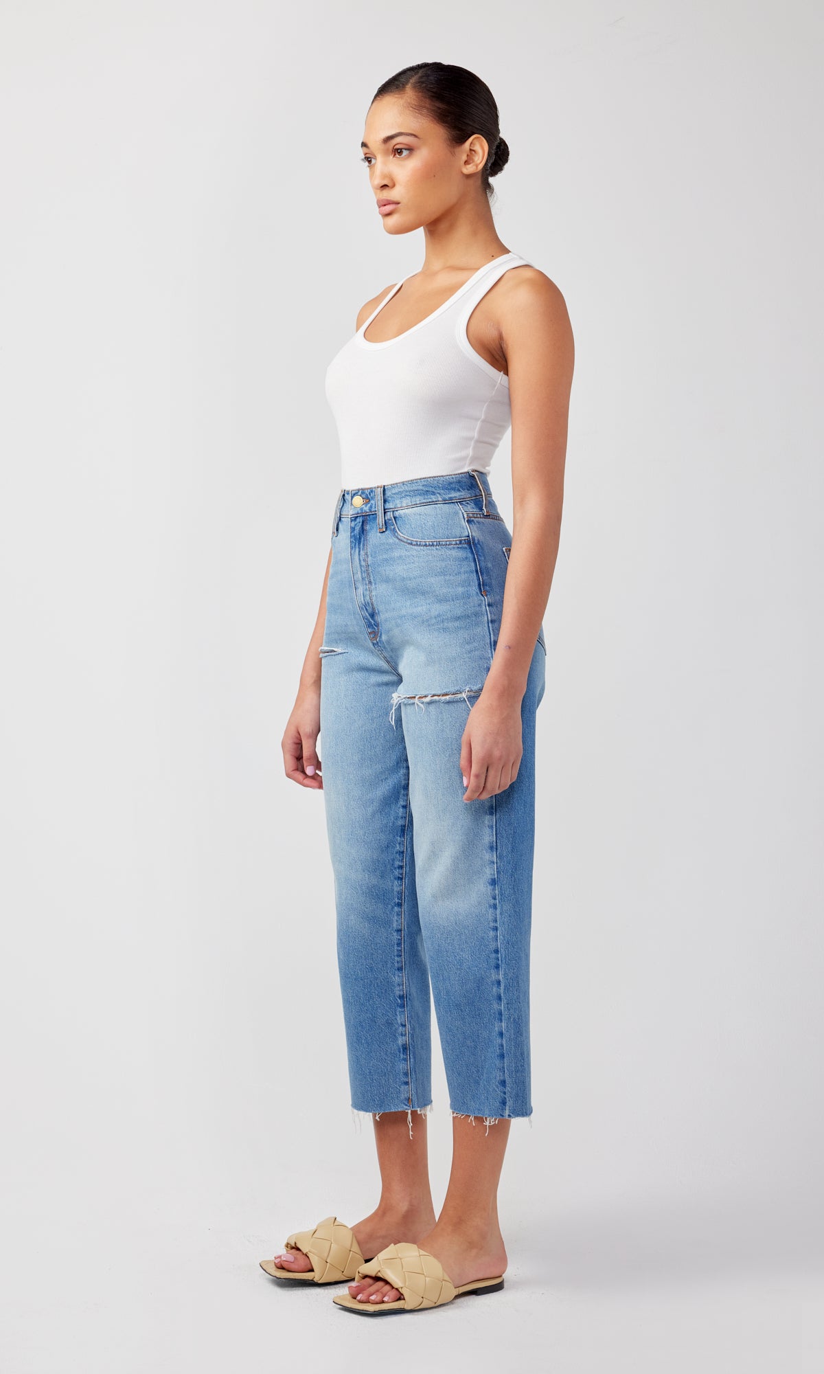 Ms Triarchy High Rise Relaxed Straight Crop