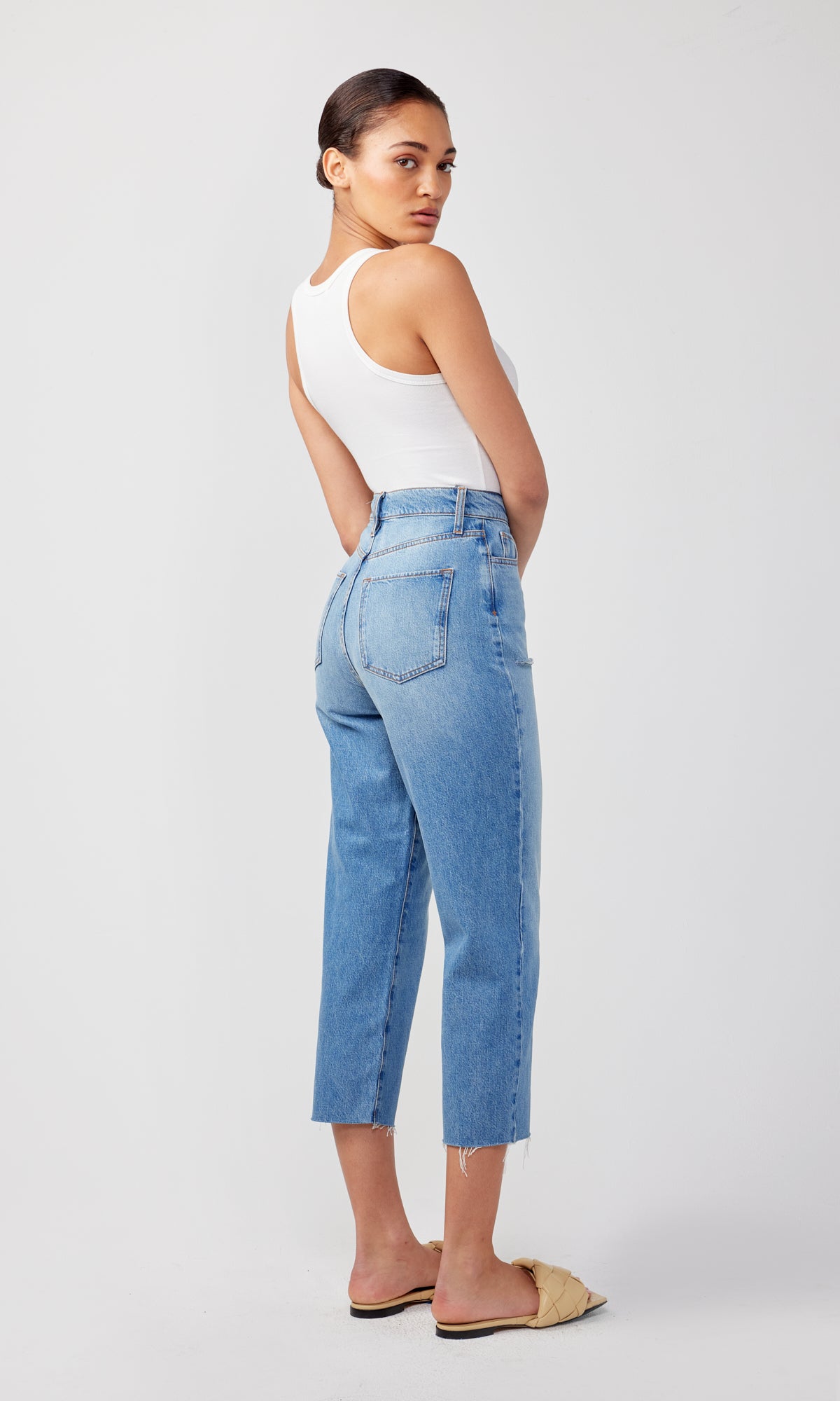 Ms Triarchy High Rise Relaxed Straight Crop