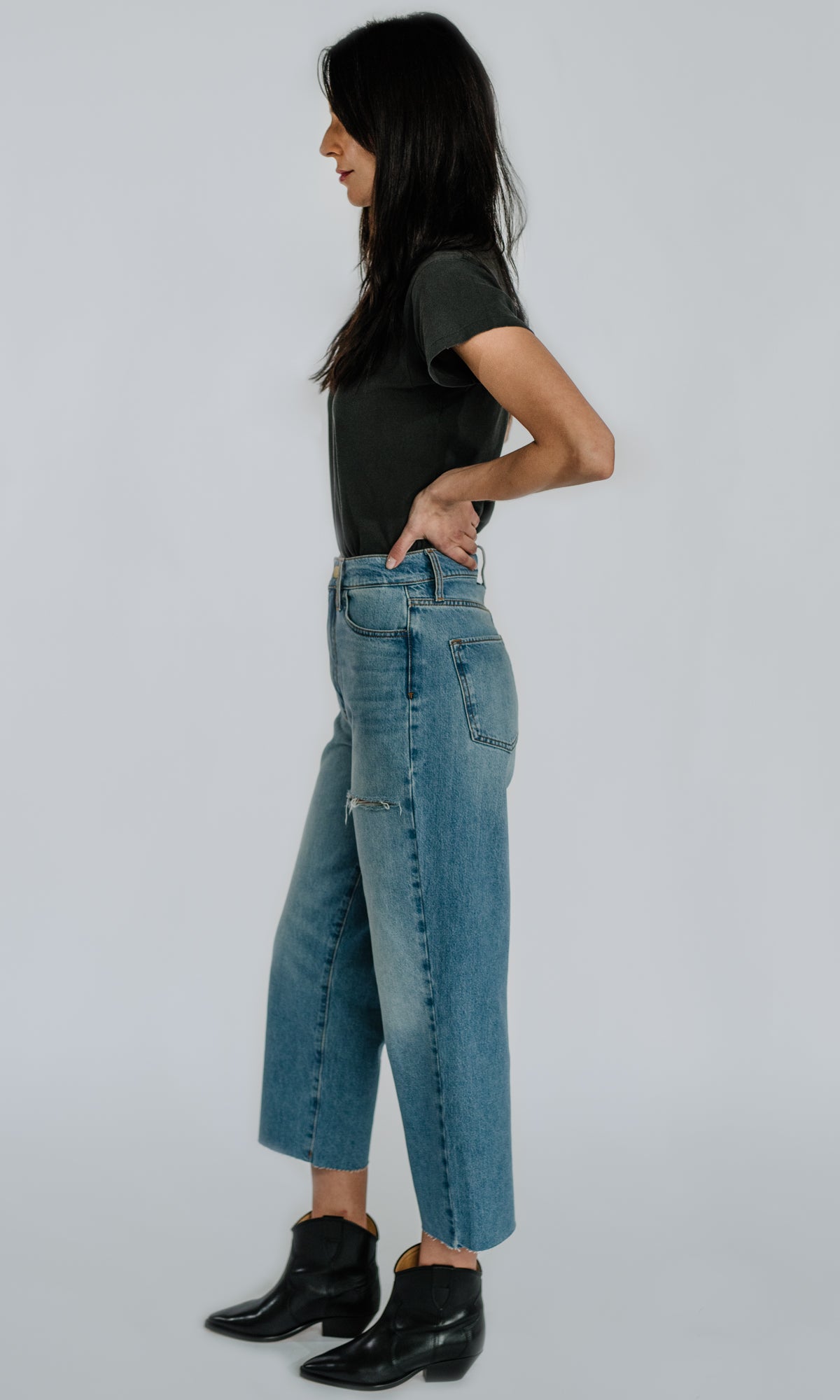 Ms Triarchy High Rise Relaxed Straight Crop