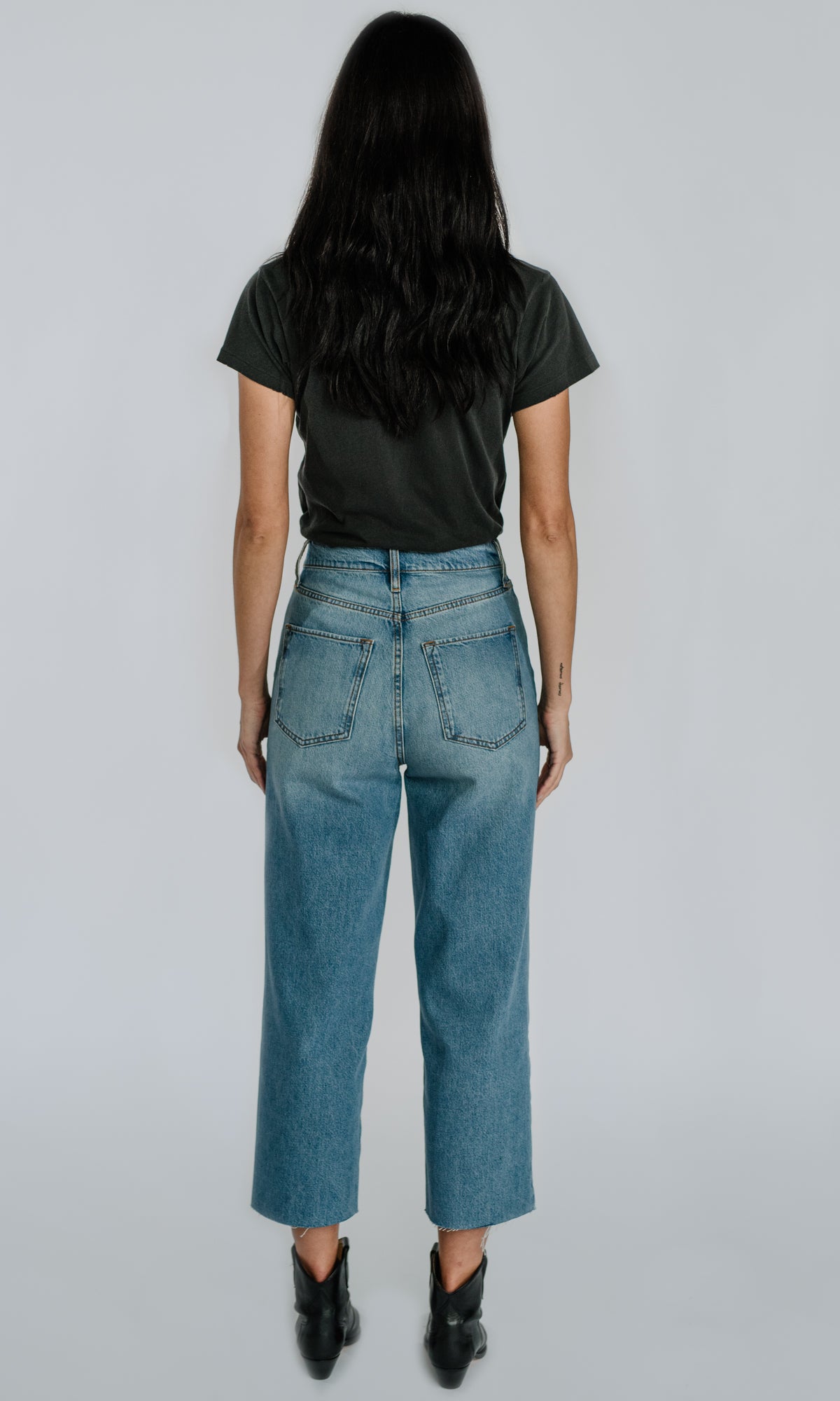 Ms Triarchy High Rise Relaxed Straight Crop