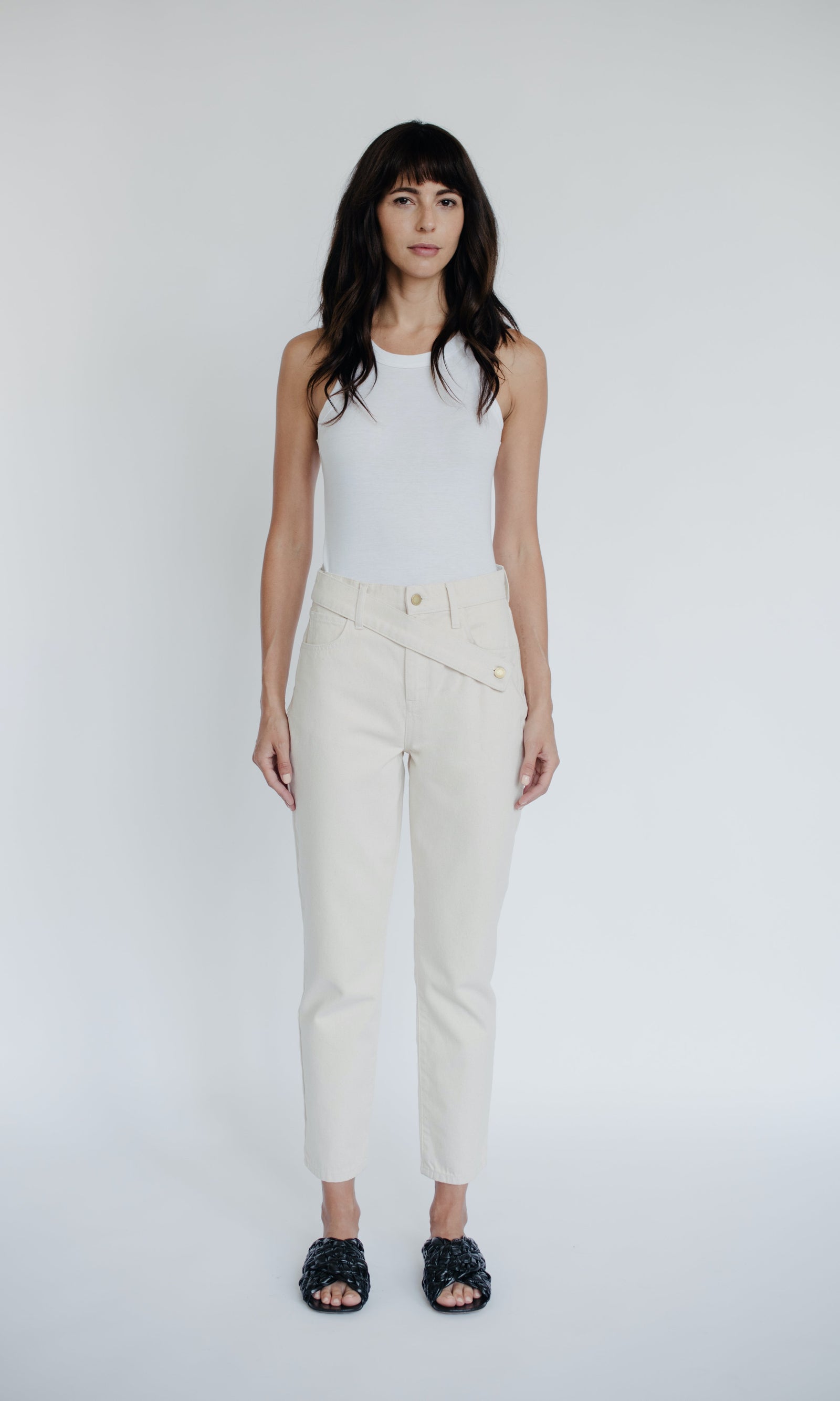 High Rise Relaxed Crop A Line