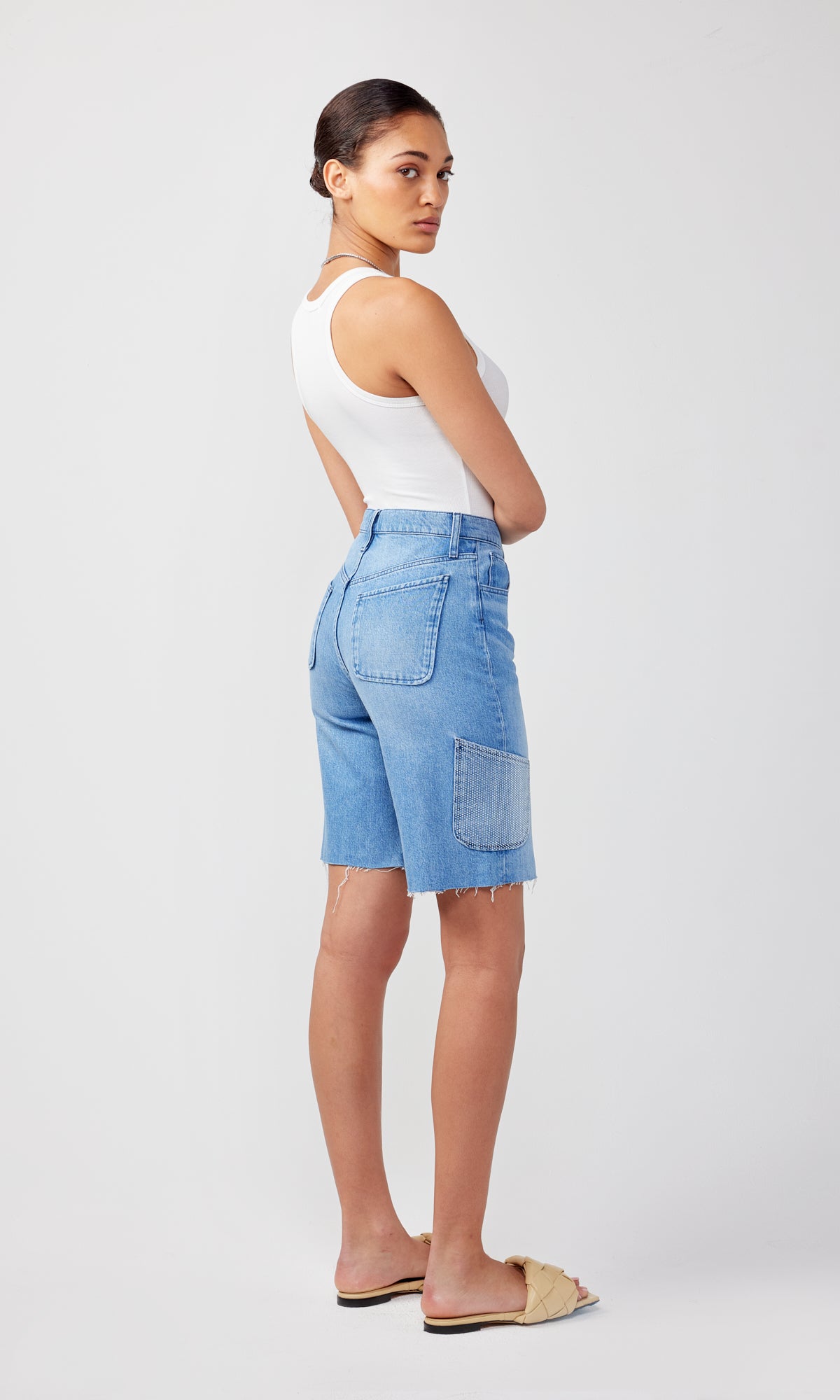 Ms. Cali Cut Off Cargo Short