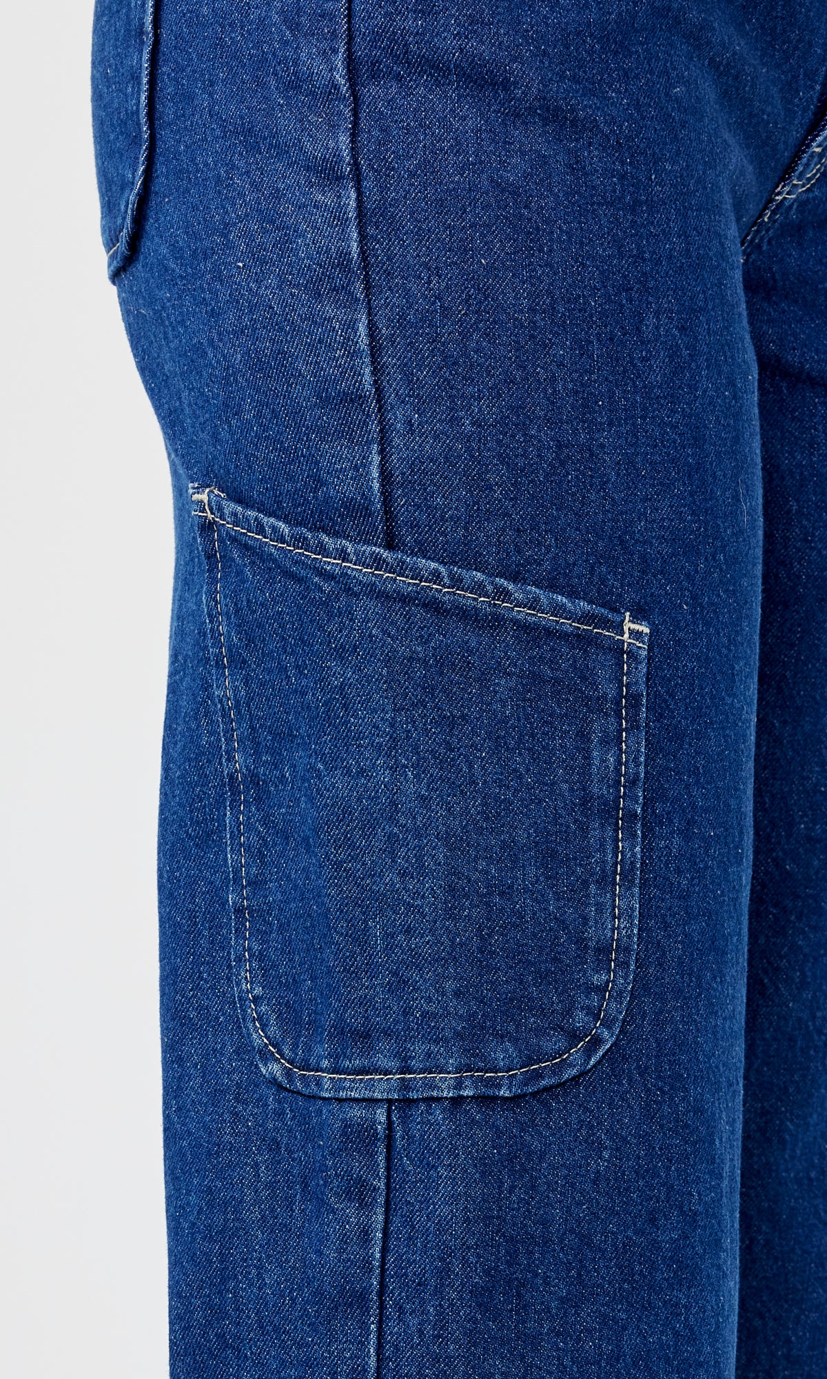 Ms. Klieo HIgh Rise Baggy Cargo Jean