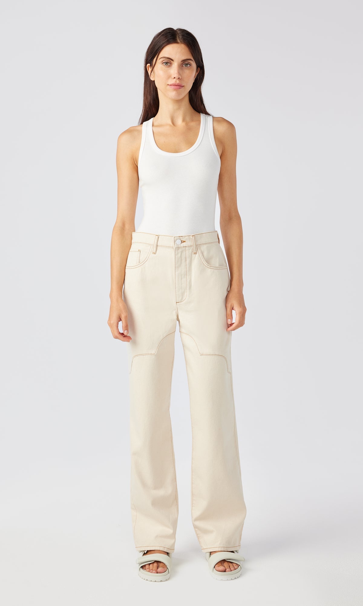 Ms. Ciela Cloud Stitch High Rise Baggy Jean