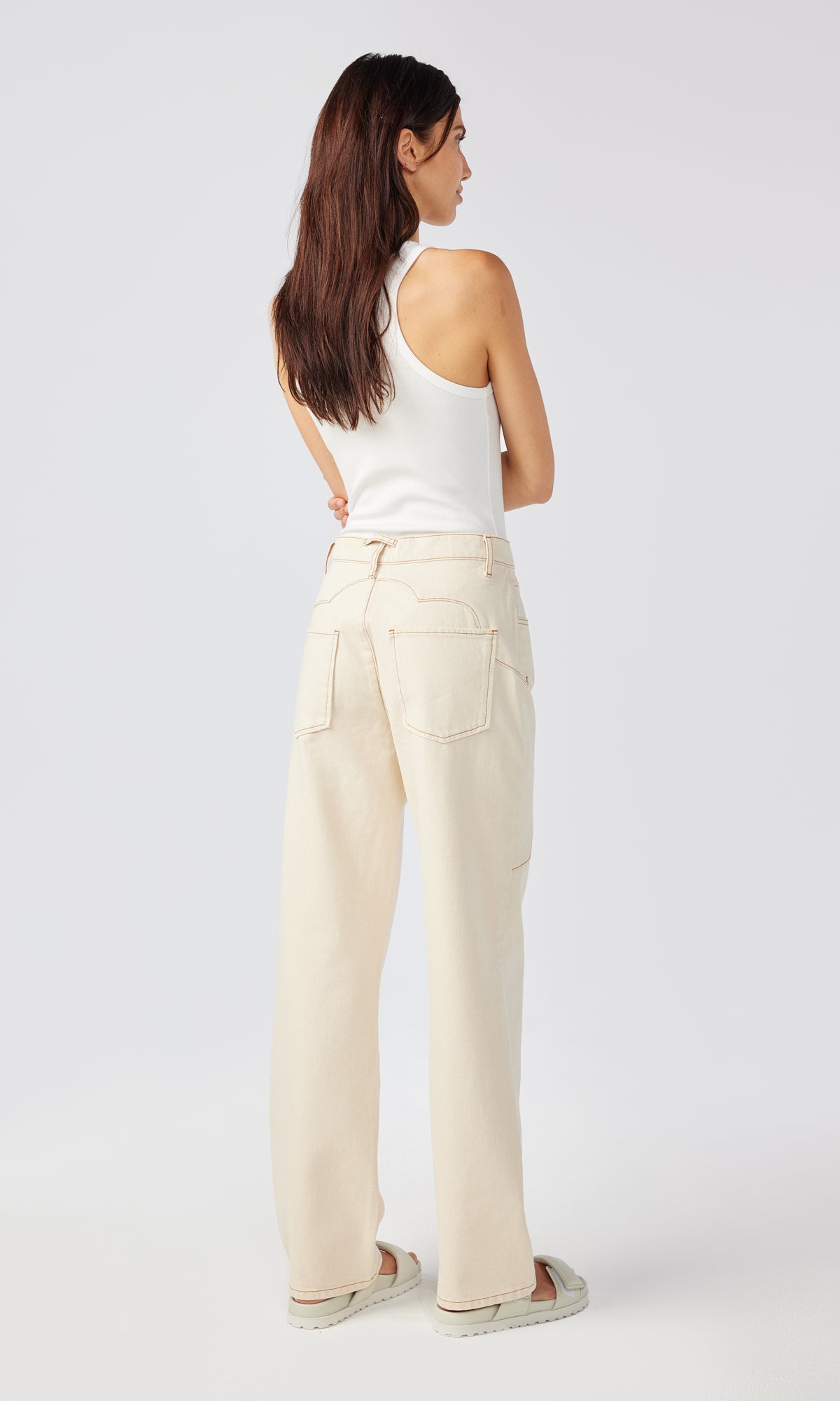 Ms. Ciela Cloud Stitch High Rise Baggy Jean