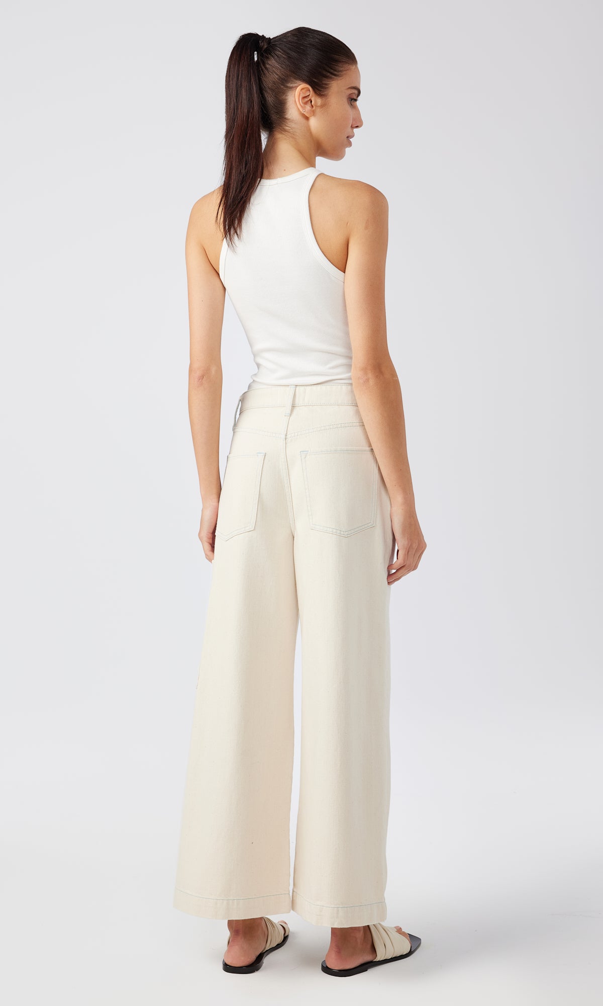 Ms. Campbell Cropped High Rise Cargo Jean