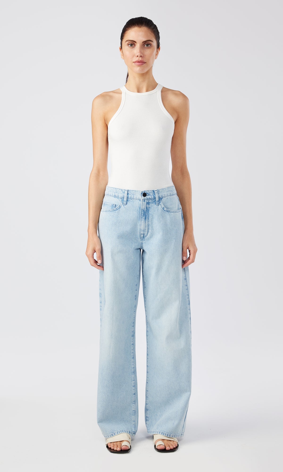 Ms. Sparrow Mid Rise Baggy Jean