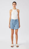 Ms. Crawford Mid Rise Ultra Baggy Denim Short