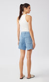 Ms. Crawford Mid Rise Ultra Baggy Denim Short