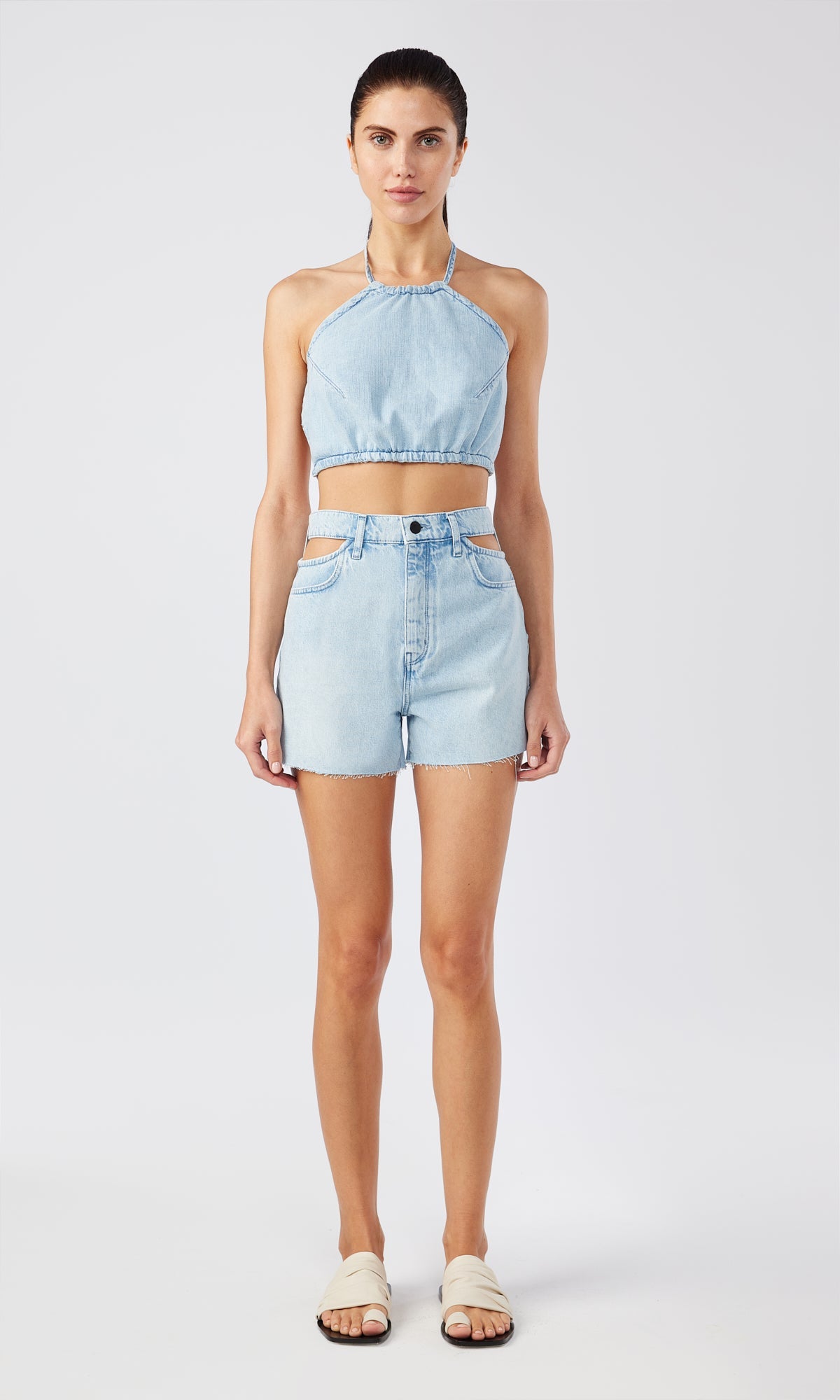 Ms. Stone Cut-Out High Rise Short