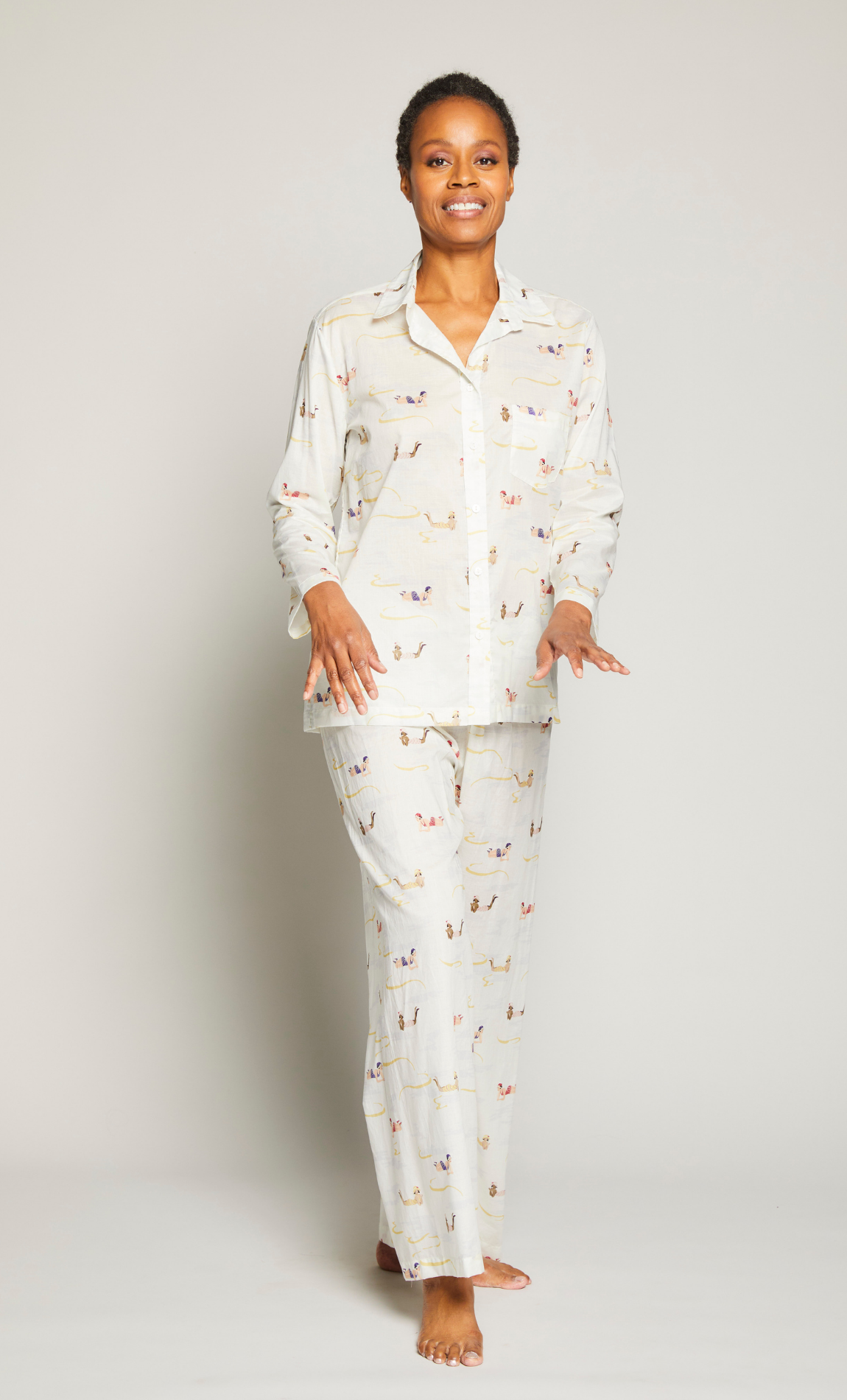 Sunbathers Pajama Set