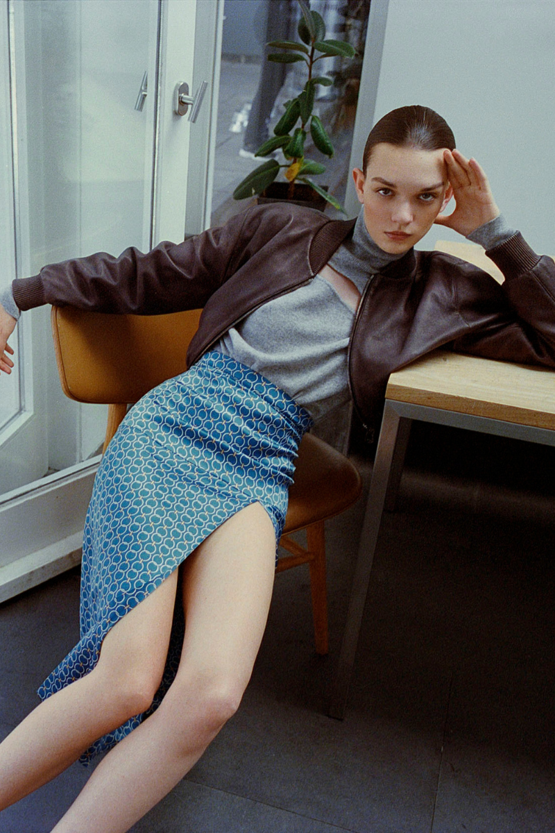 Mini Leather Bomber
Jacket