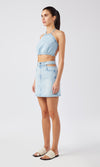 Ms. Stone Cut-Out High Rise Skirt