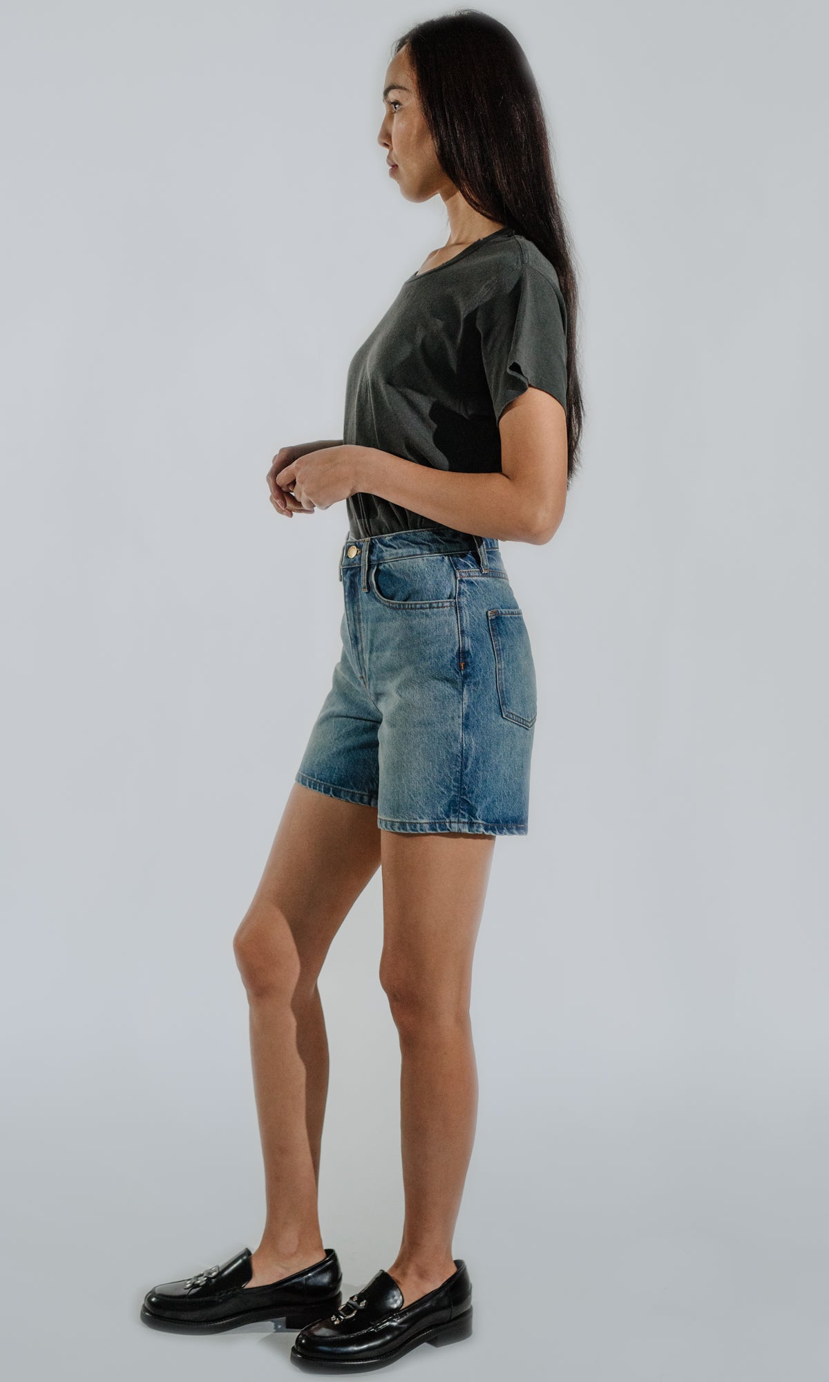 Ms. Triarchy High Relaxed Short