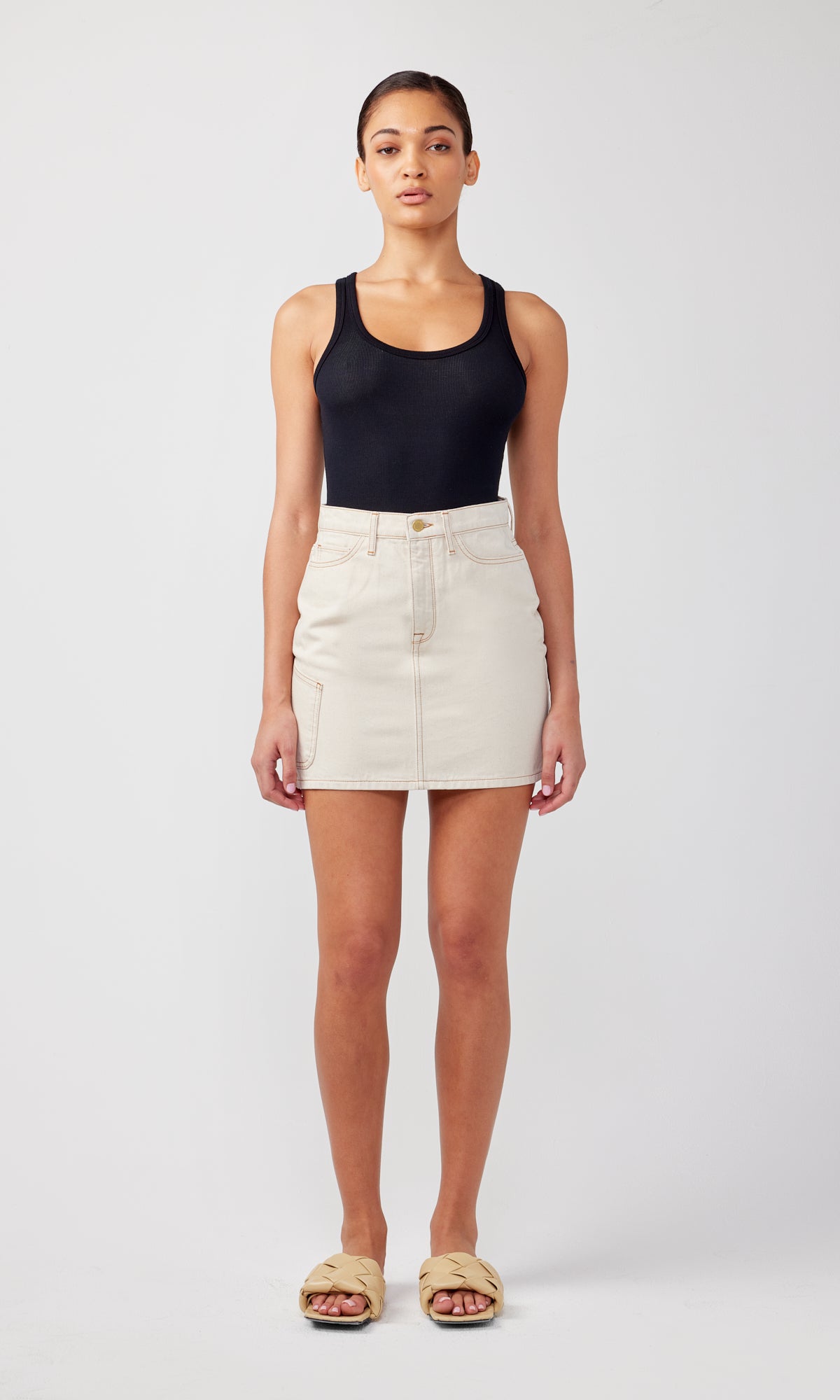 Ms. Cali Mid Length Cargo Skirt