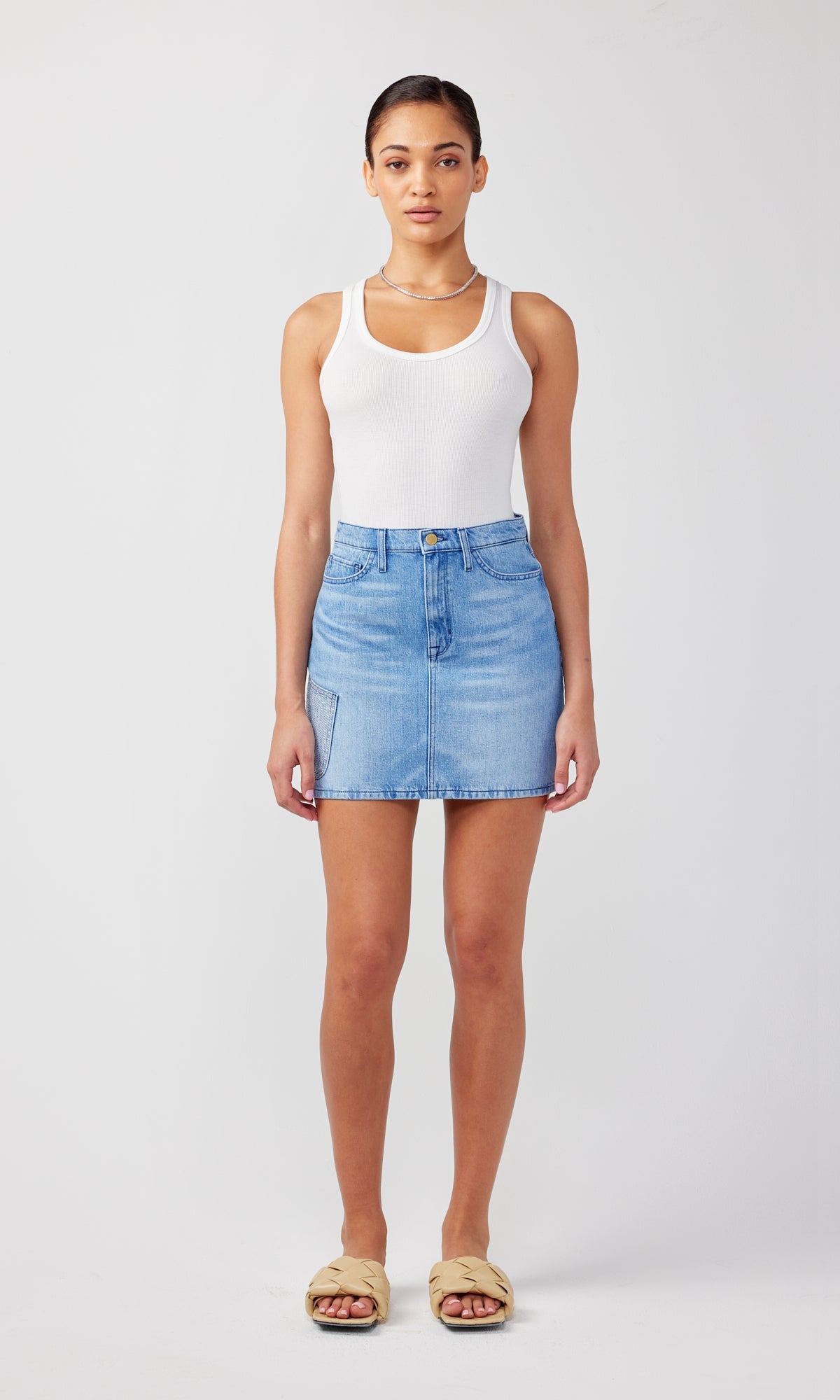 Ms. Cali Mid Length Cargo Skirt