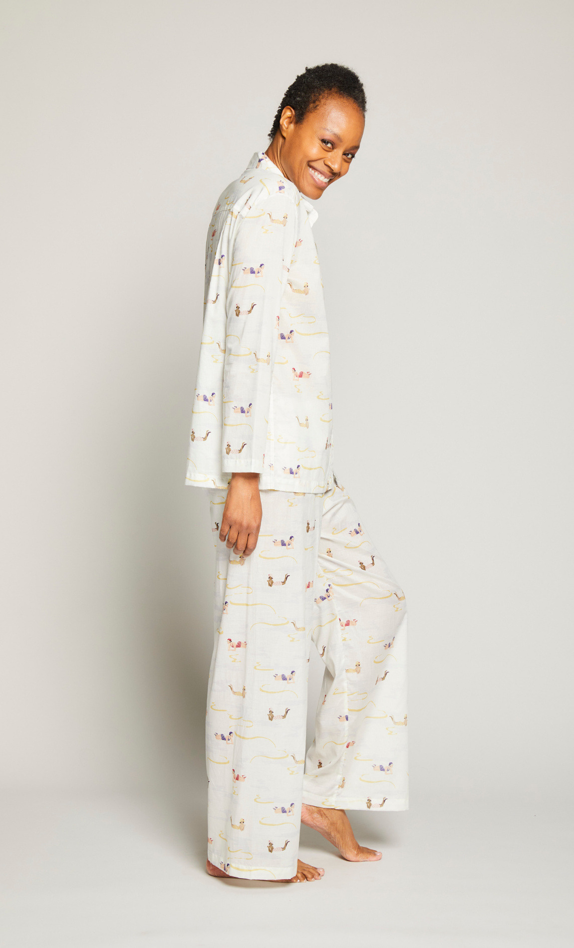 Sunbathers Pajama Set