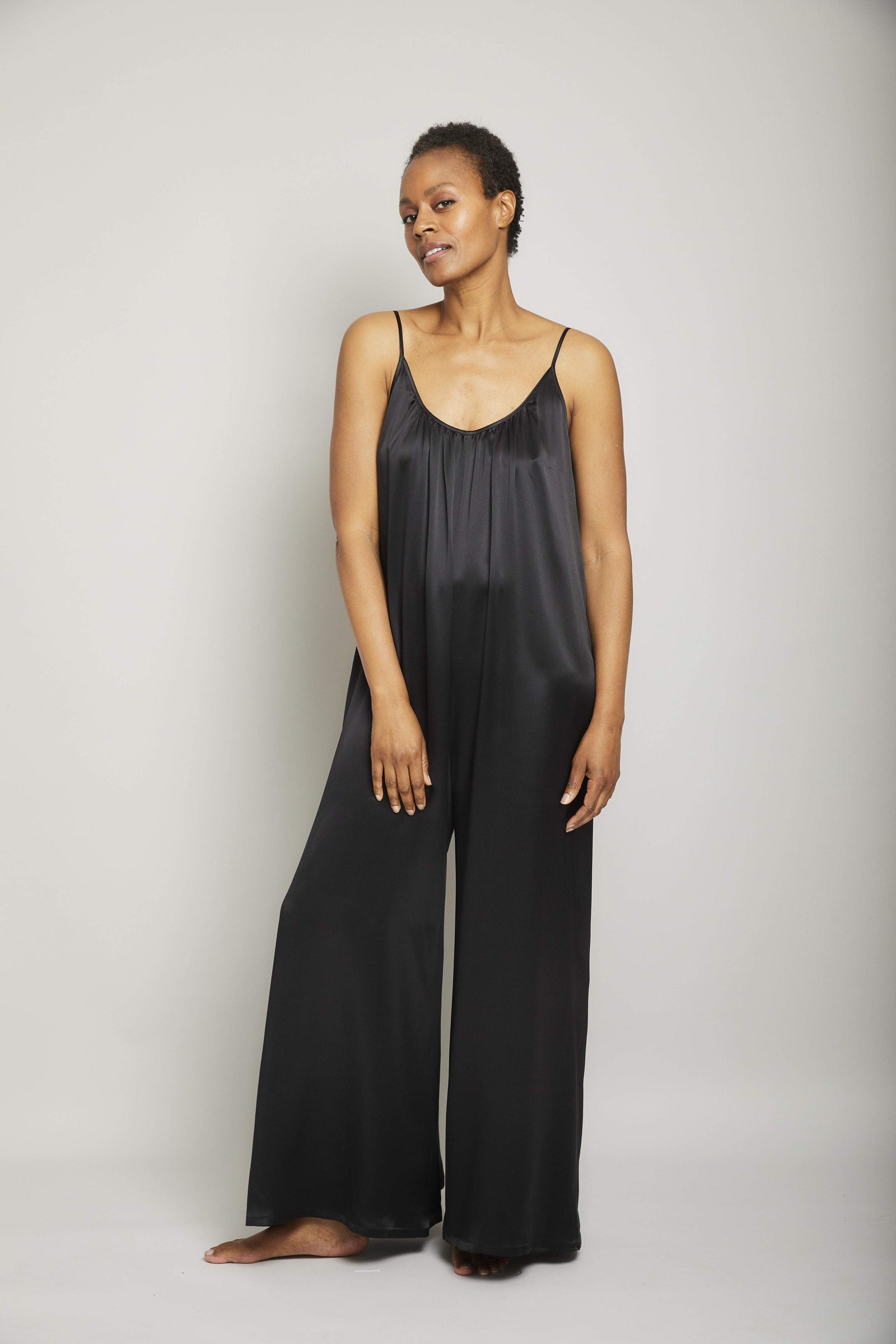 Silk Charmeuse Jumpsuit