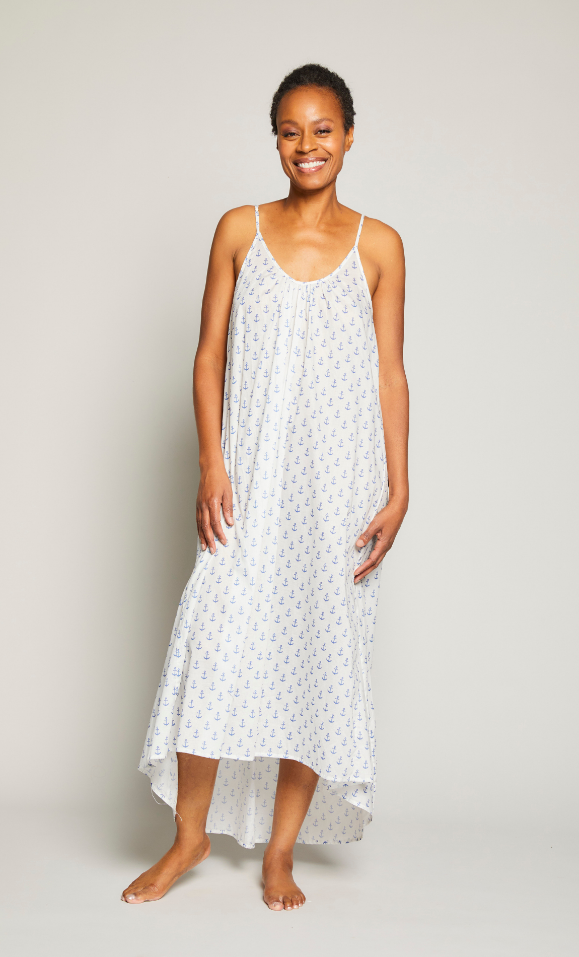Anchors High Low Dress
