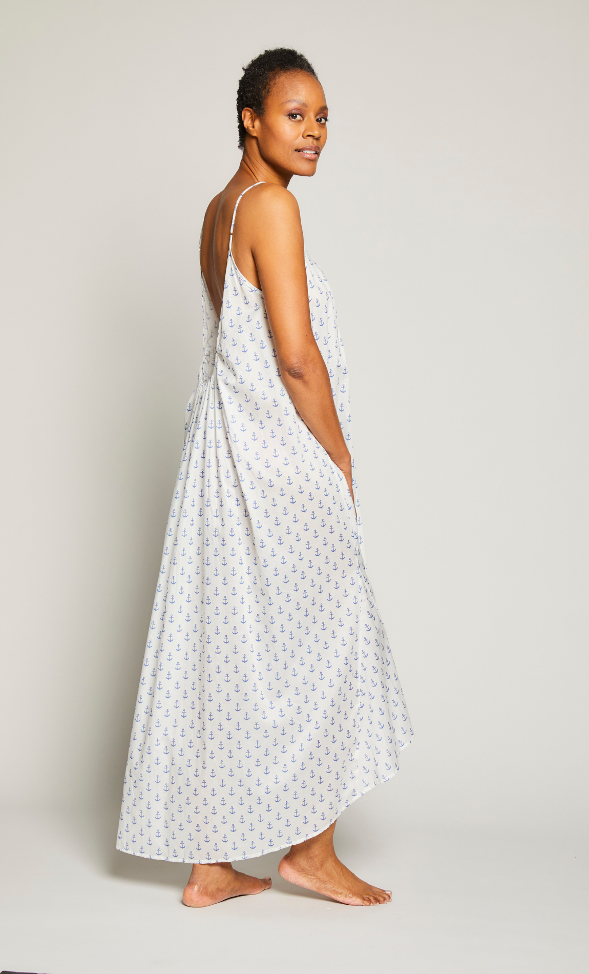 Anchors High Low Dress