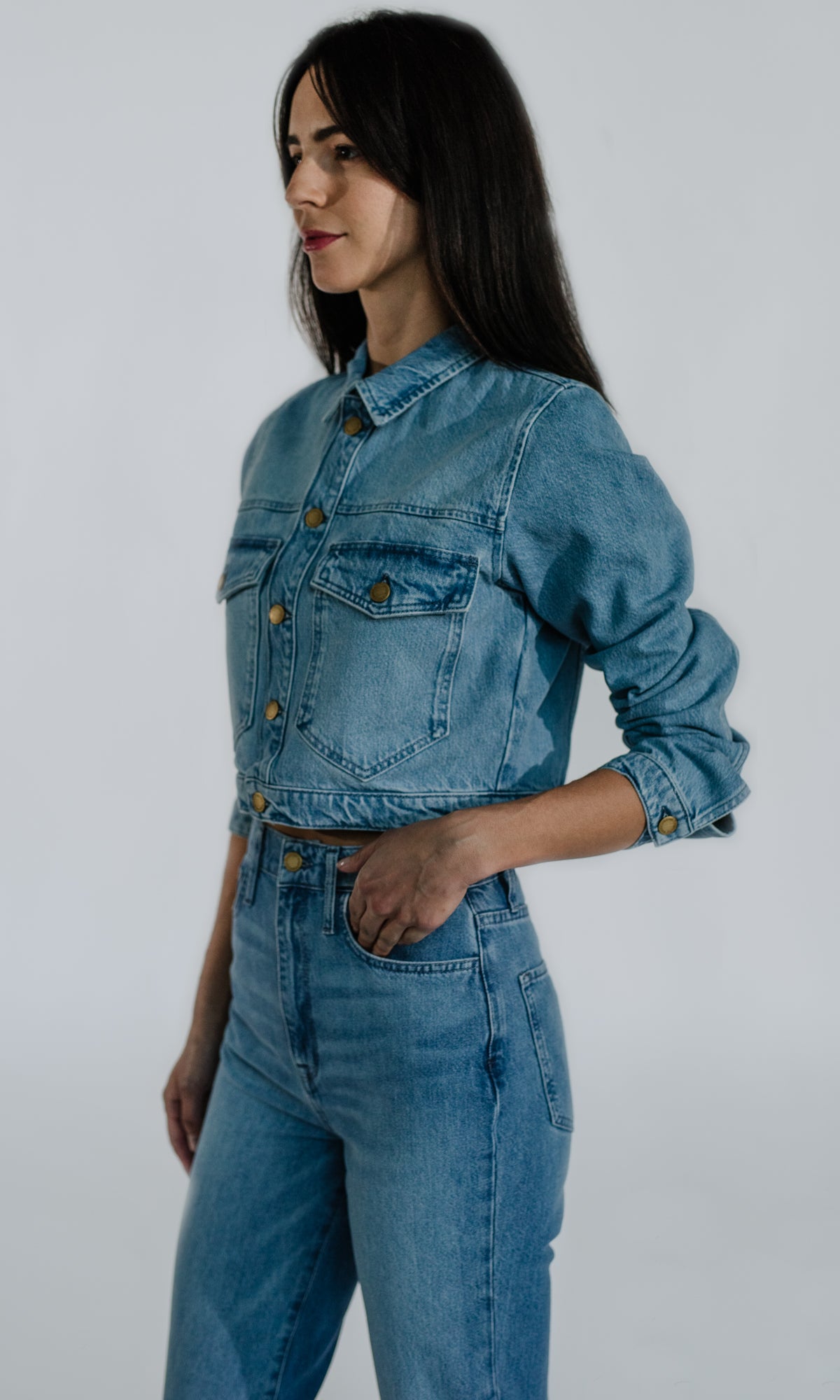 Ms. Onassis Boxy Crop Jacket