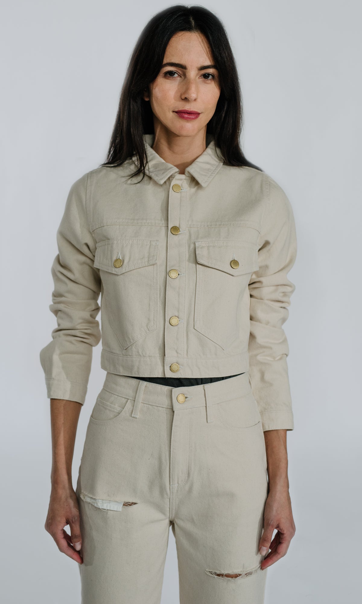 Ms. Onassis Boxy Crop Jacket