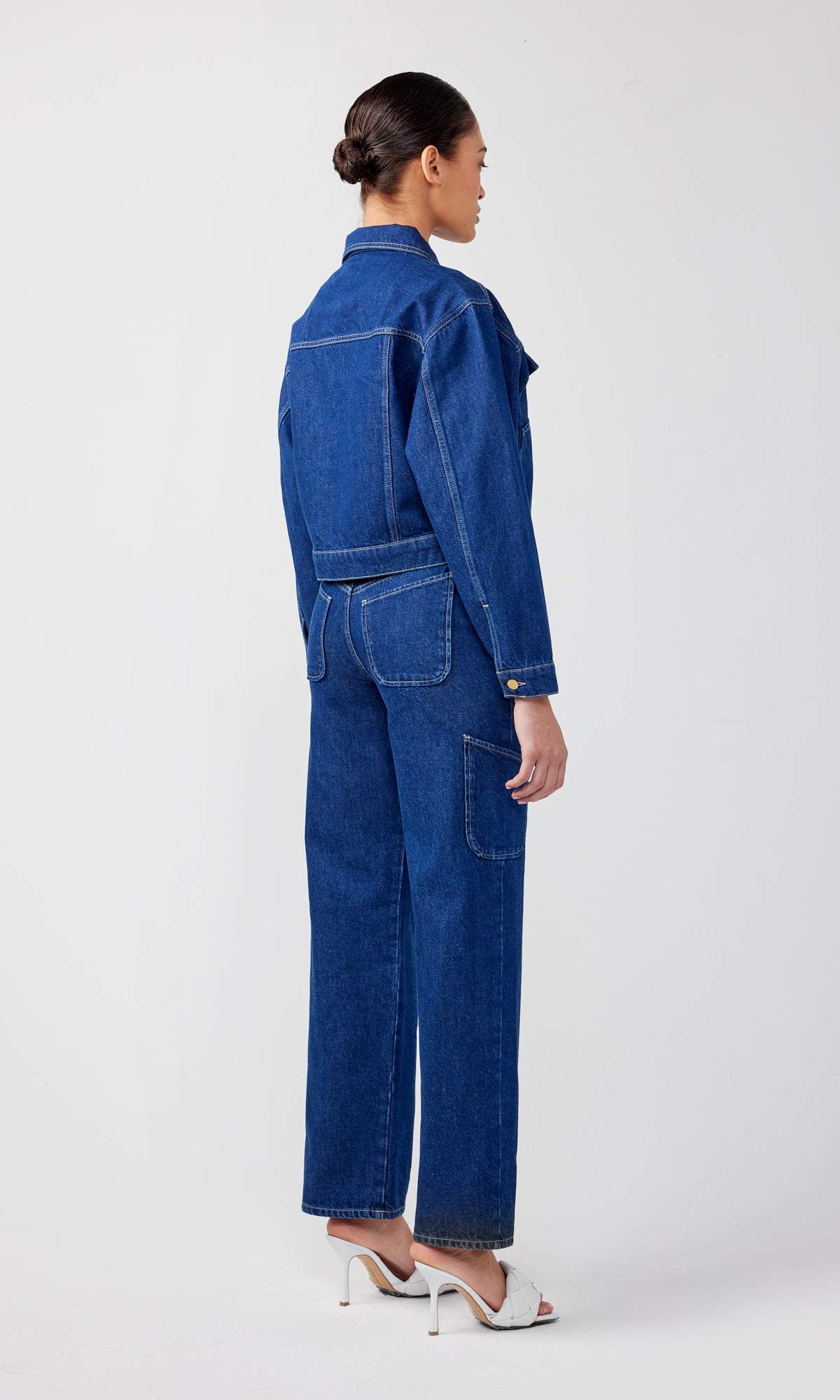 Ms. Cali Oversized Crop Cargo Jacket